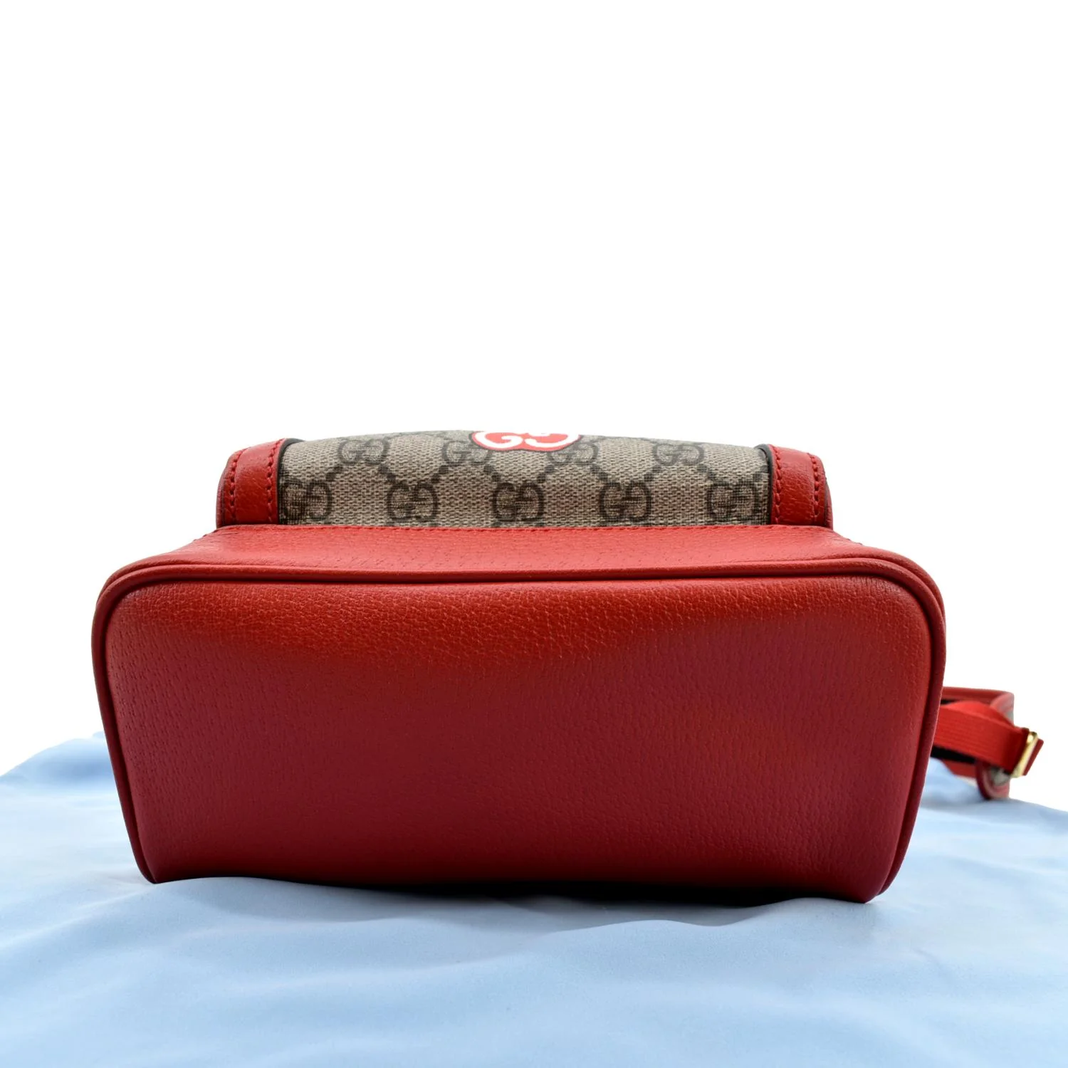 GUCCI Apple Small Interlocking GG Supreme Canvas Backpack Multicolor 601296 - Image 9