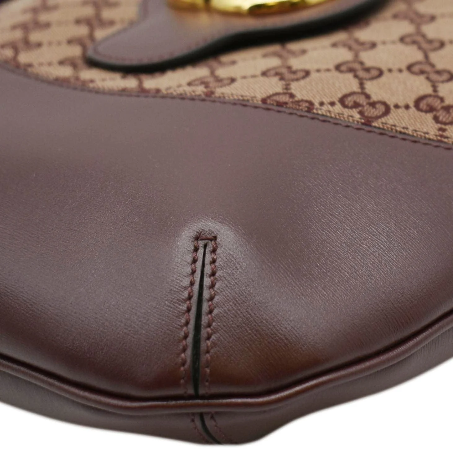 GUCCI Arli Medium Canvas Crossbody Bag Brown 568857 - Image 8