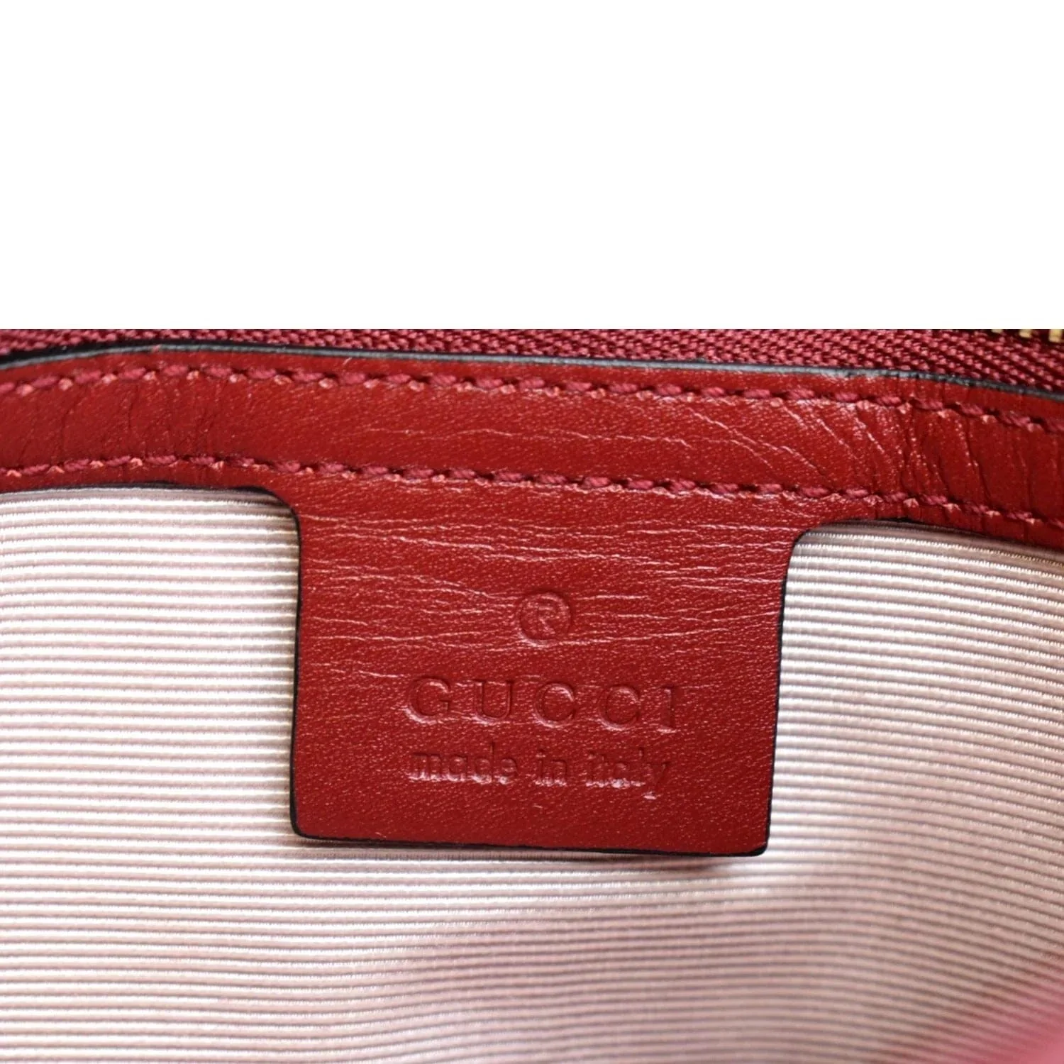GUCCI Arli Small Leather Shoulder Bag Red 550129 - Image 11