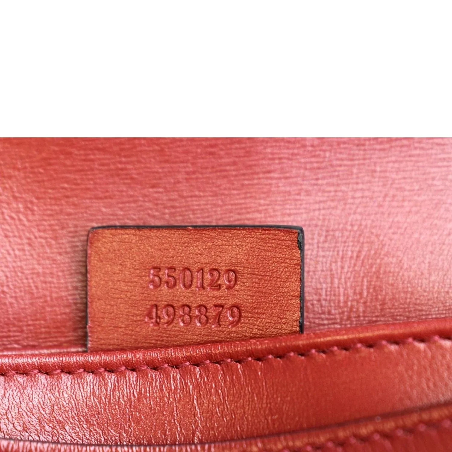 GUCCI Arli Small Leather Shoulder Bag Red 550129 - Image 12