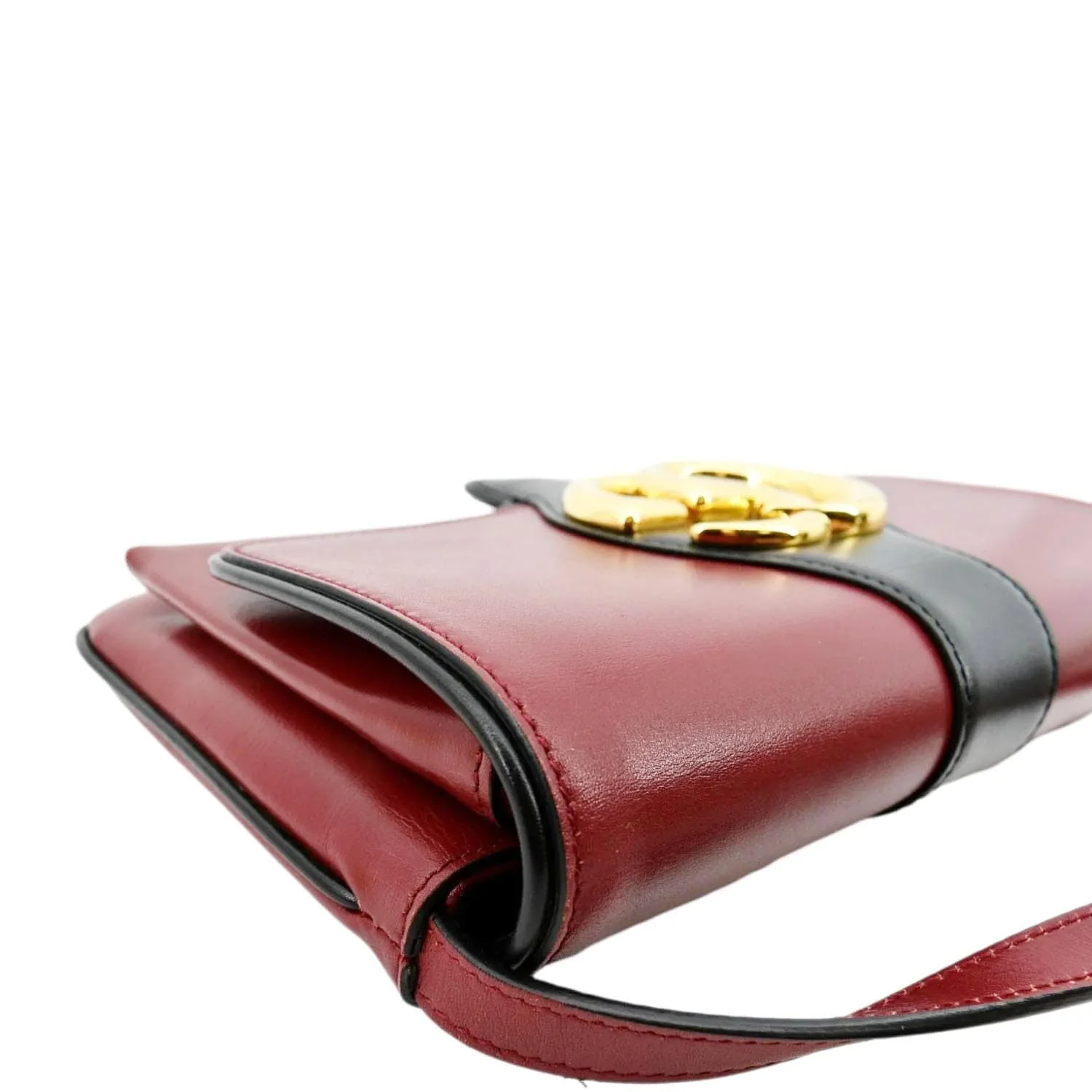 GUCCI Arli Small Leather Shoulder Bag Red 550129 - Image 5