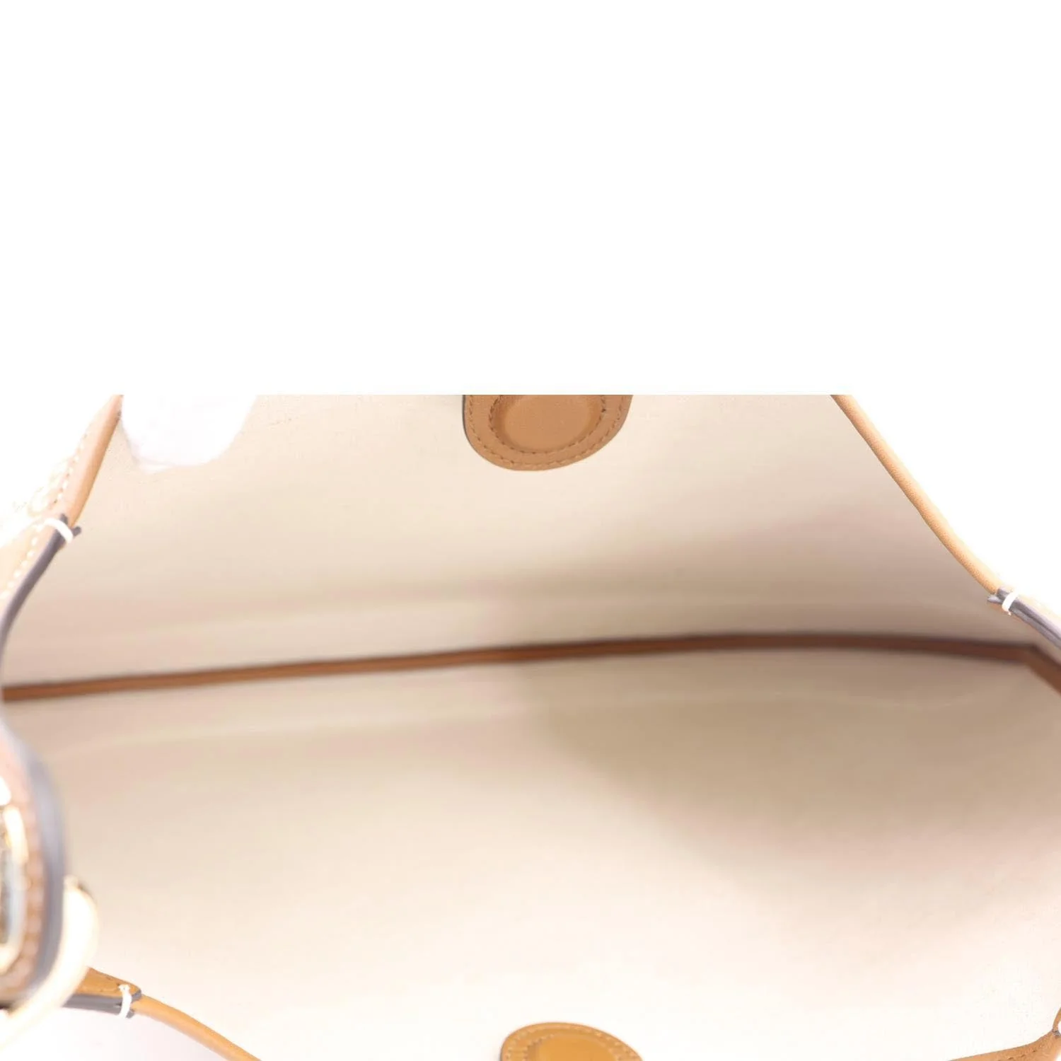 GUCCI B Large GG Supreme Canvas Shoulder Bag Beige 815924 - Image 11