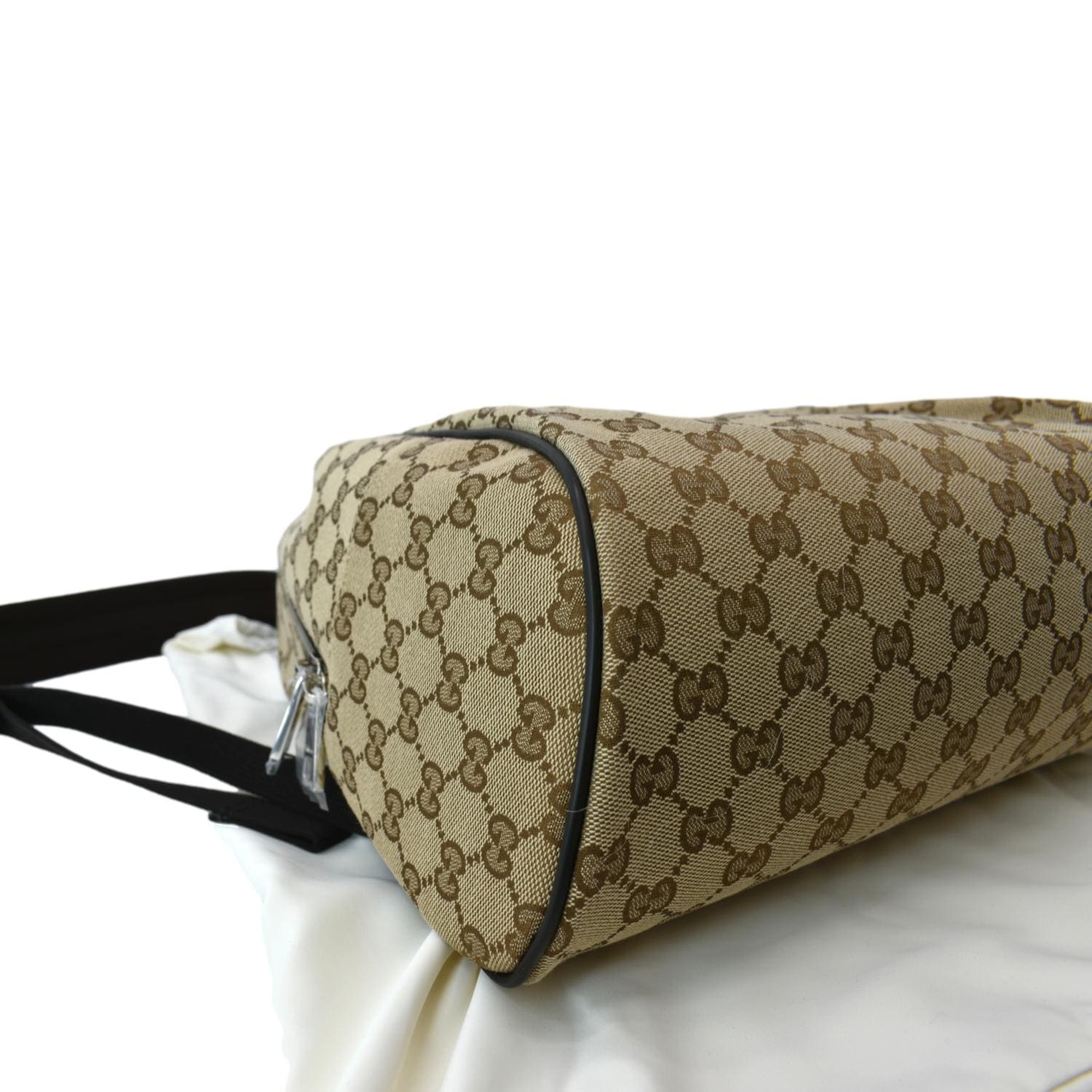 GUCCI GG Monogram Canvas Travel Backpack Bag Beige 449906 - Image 9