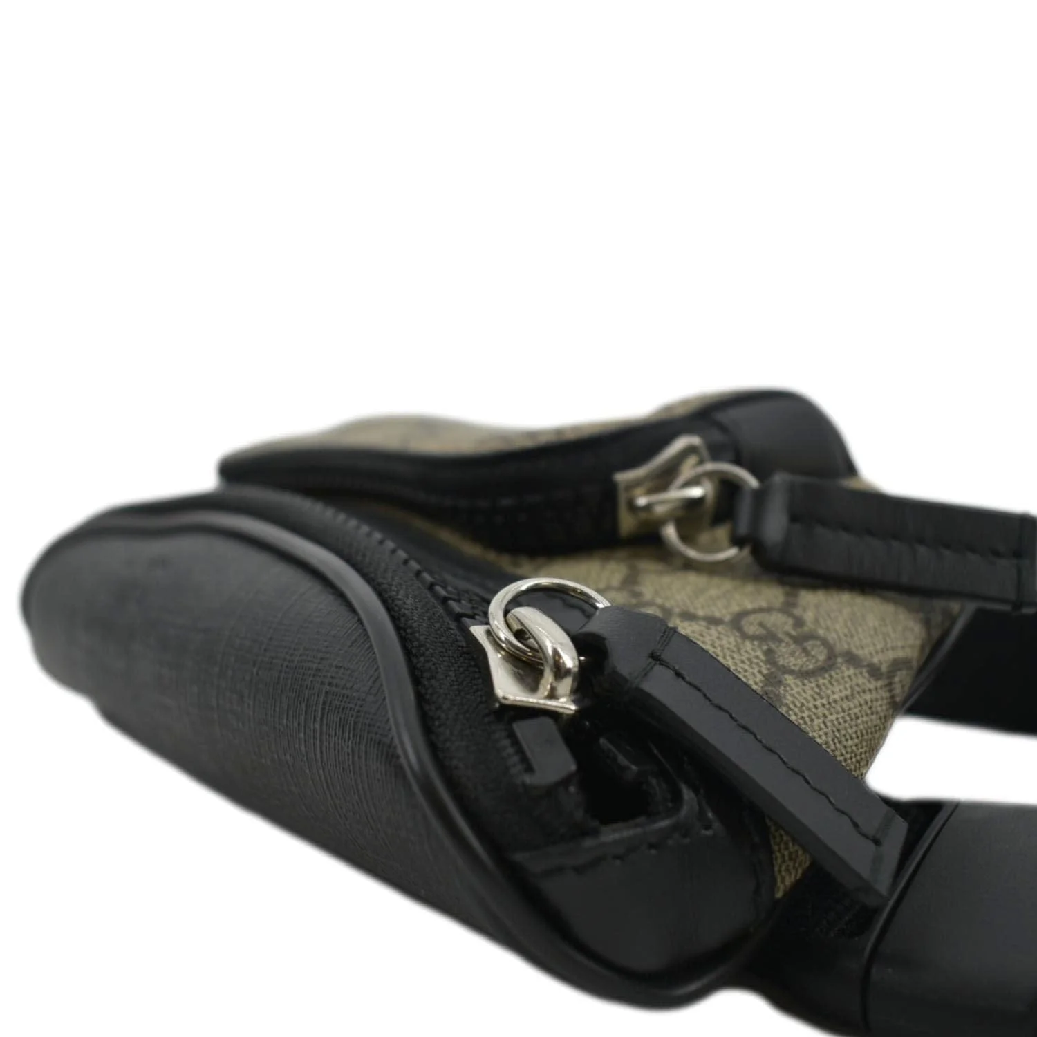 GUCCI GG Supreme Canvas Belt Bag Black 450946 - Image 6