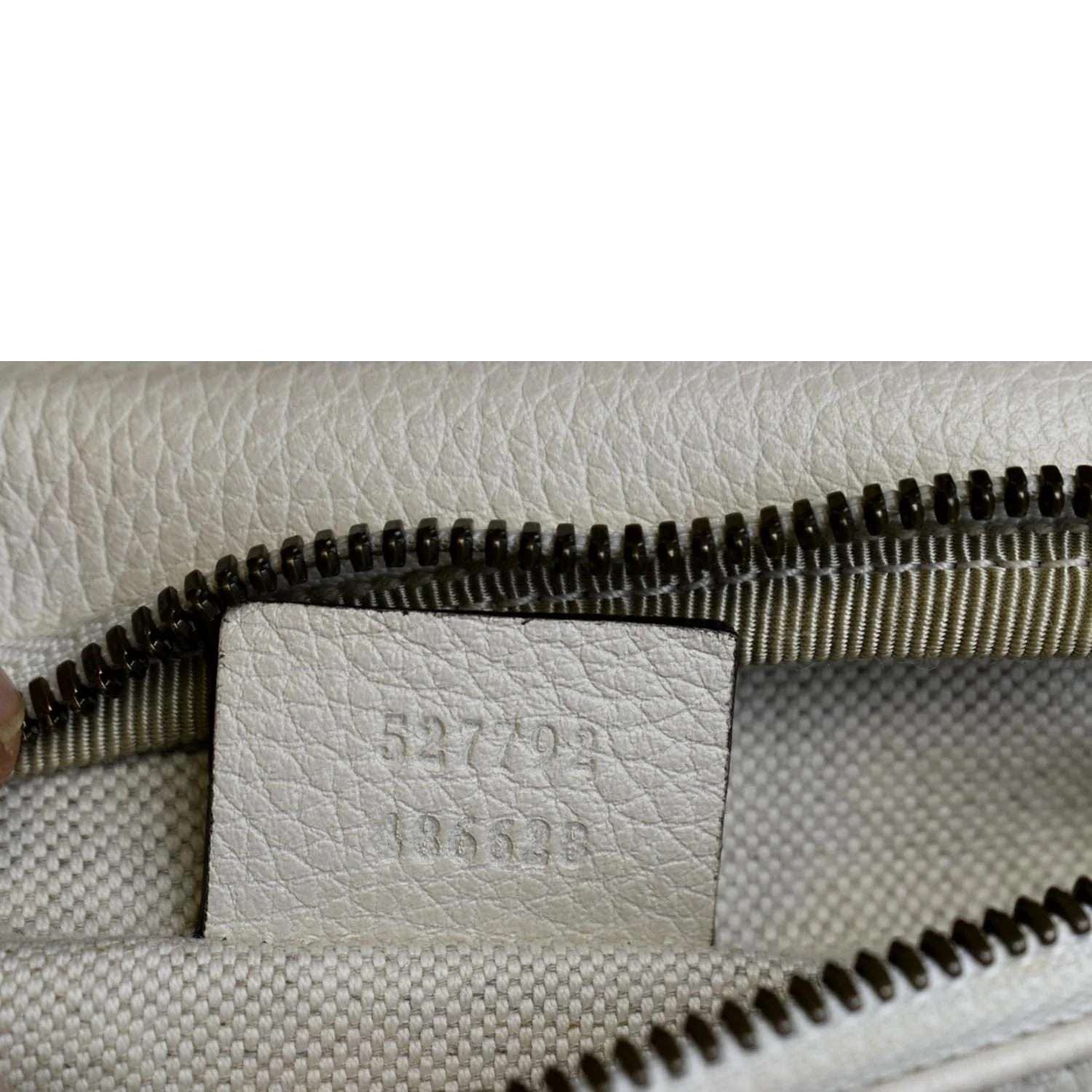 GUCCI Print Small Leather Belt Waist Bum Bag White 527792 - Image 13