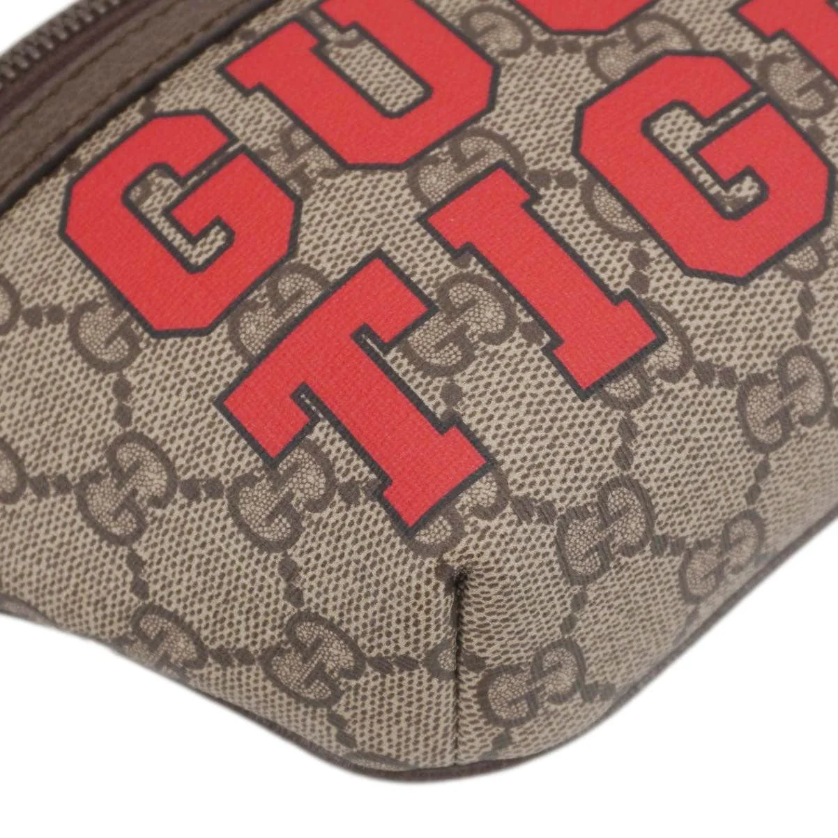 GUCCI Tiger Print GG Supreme Canvas Belt Bag Beige 675181 - Image 11