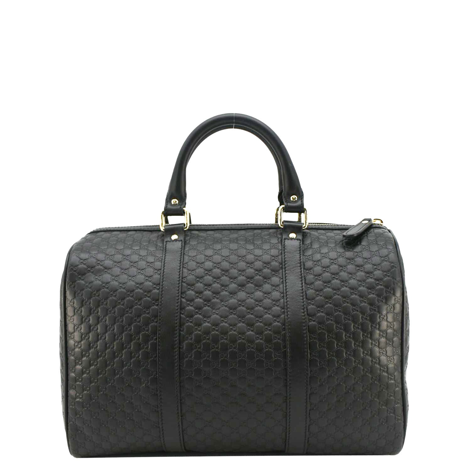 GUCCI GG Microguccissima Boston Travel Bag Black 449646 - Image 4