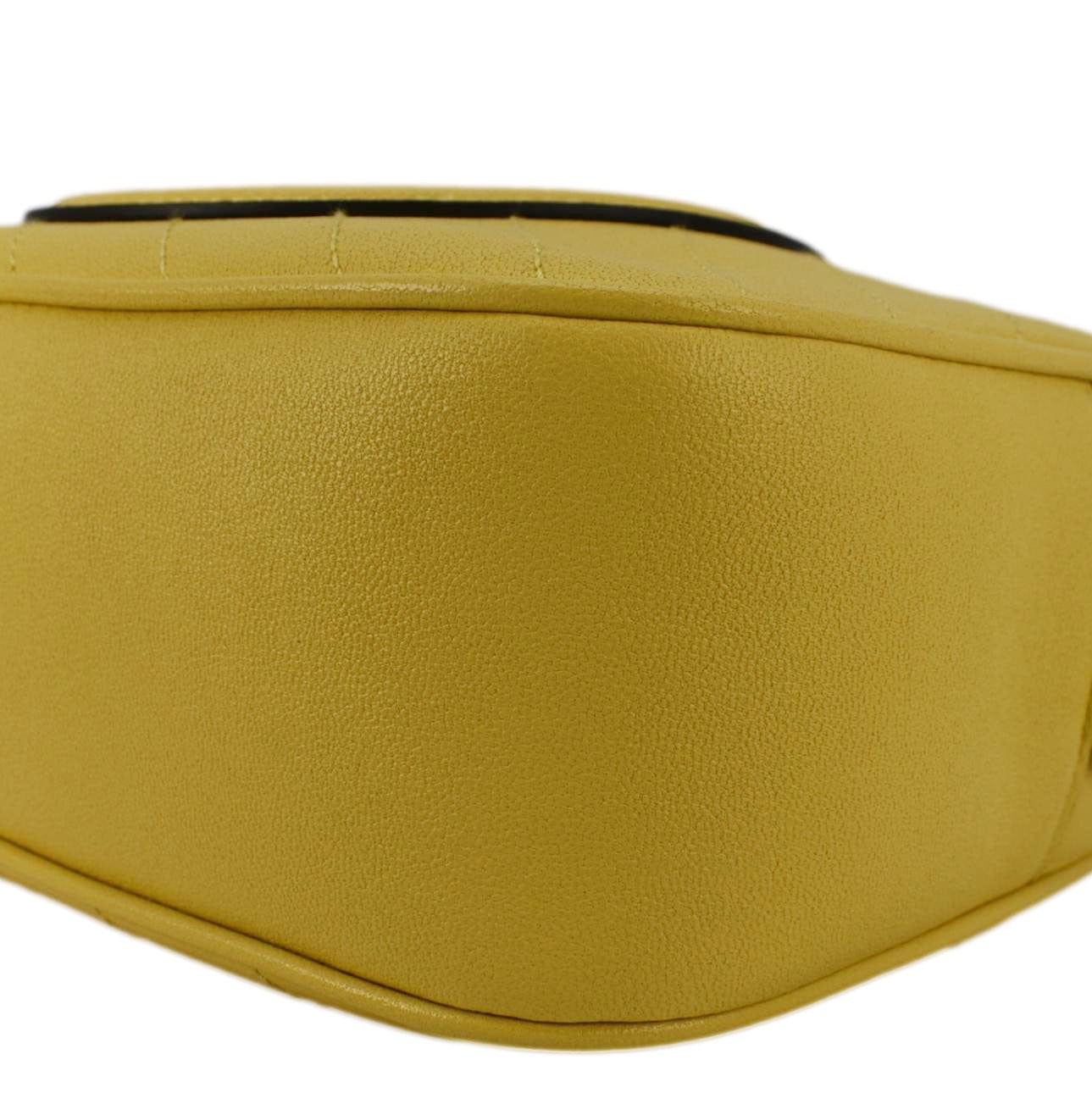 GUCCI Blondie Leather Camera Crossbody Bag Yellow 742360 - Image 8