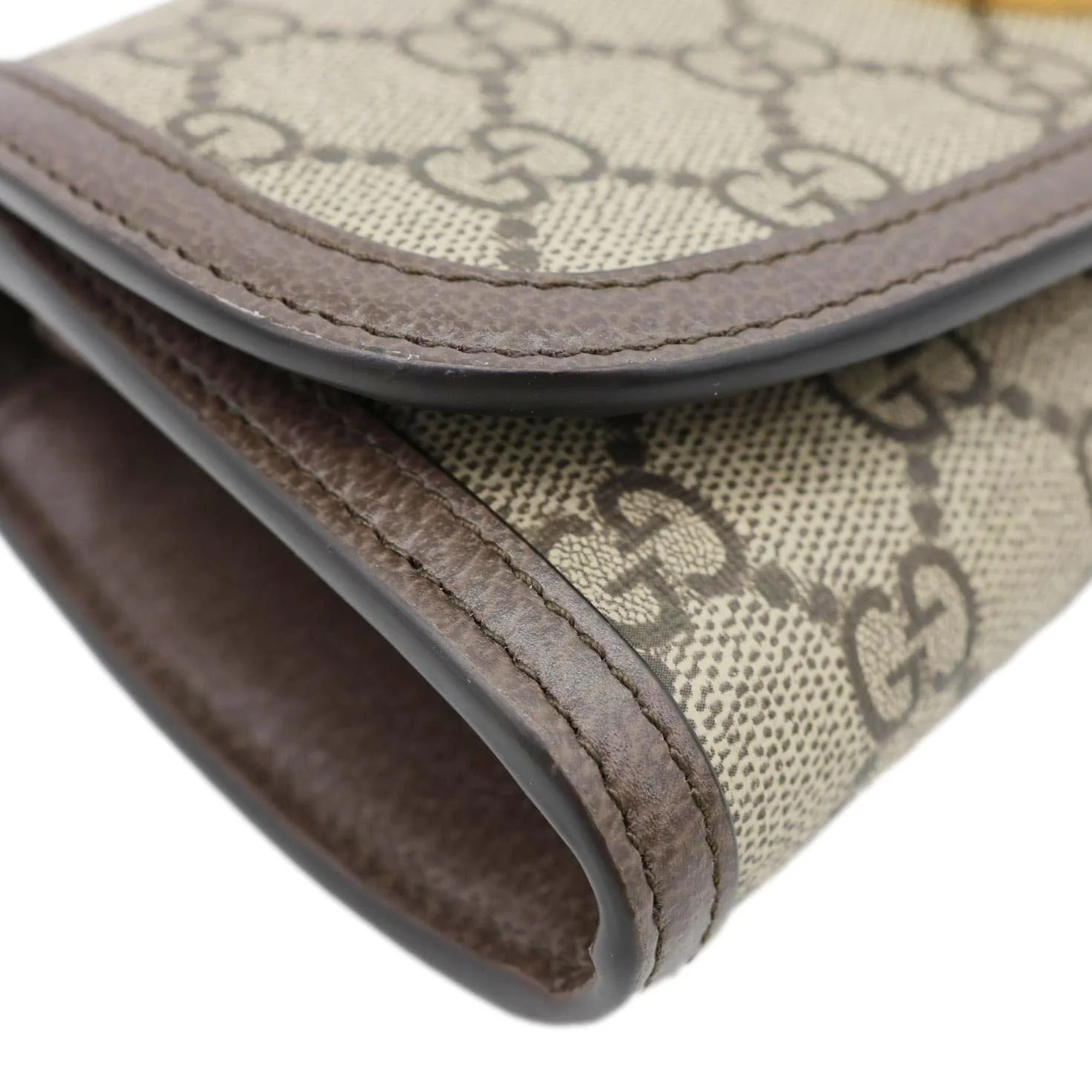 GUCCI Blondie Continental Dollar GG Supreme Canvas Chain Wallet Beige 725215 - Image 8