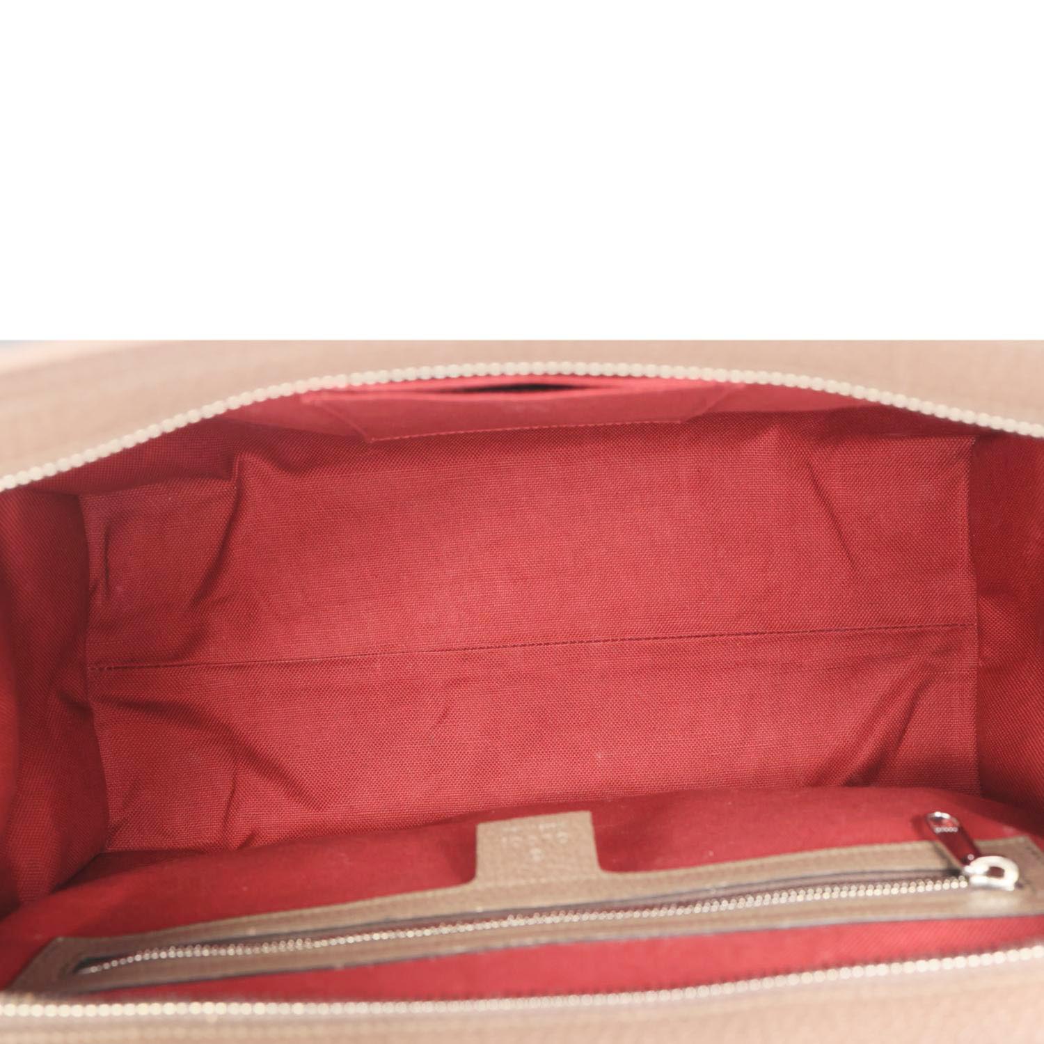 GUCCI Buckle GG Supreme Canvas Tote Shoulder Bag Beige 626356 - Image 10