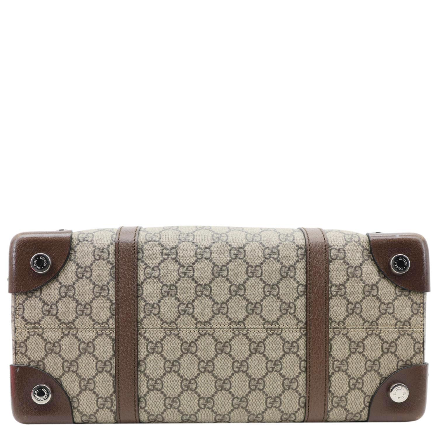 GUCCI Buckle GG Supreme Canvas Tote Shoulder Bag Beige 626356 - Image 9