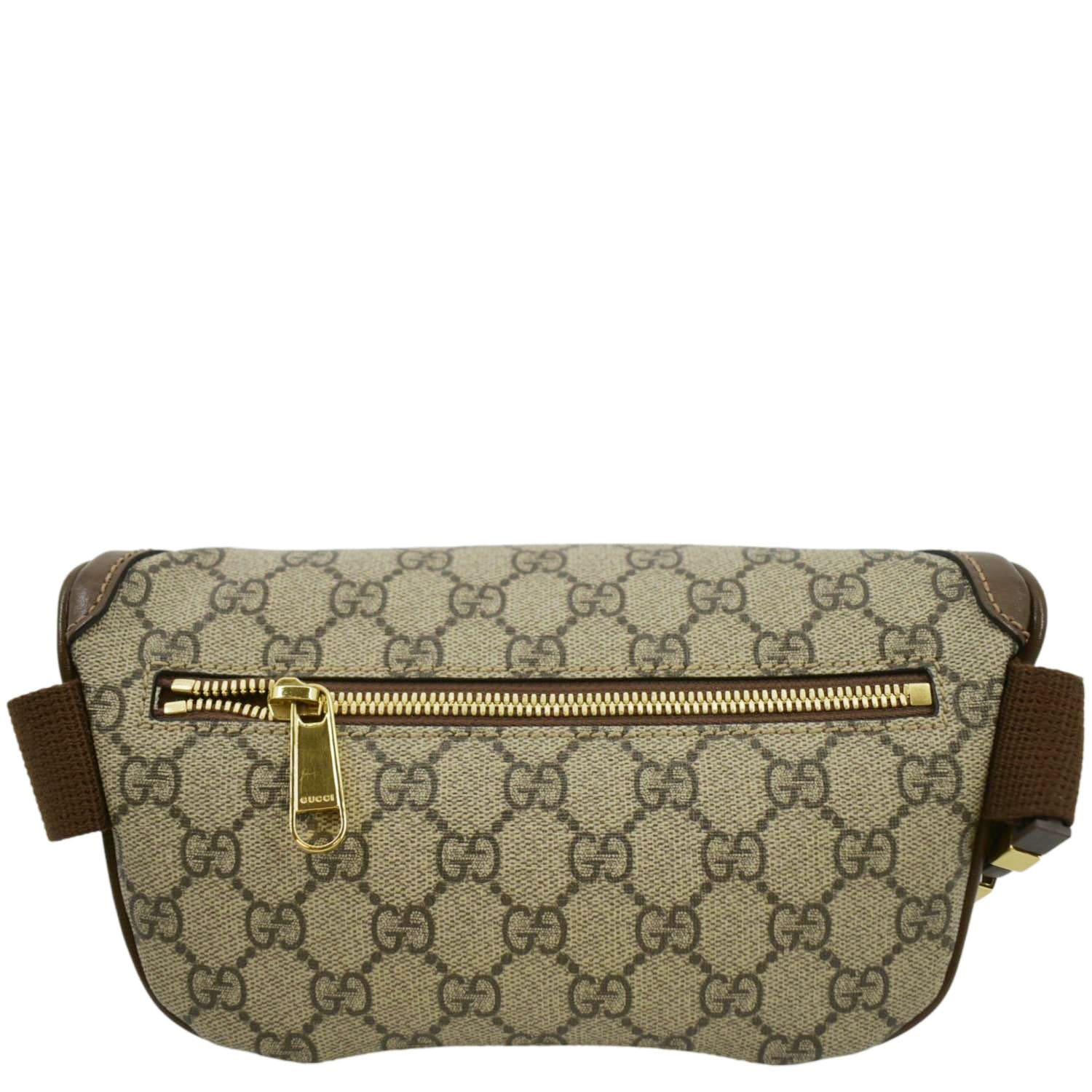 GUCCI Interlocking G Supreme Canvas Belt Bag Beige 682933 - Image 4