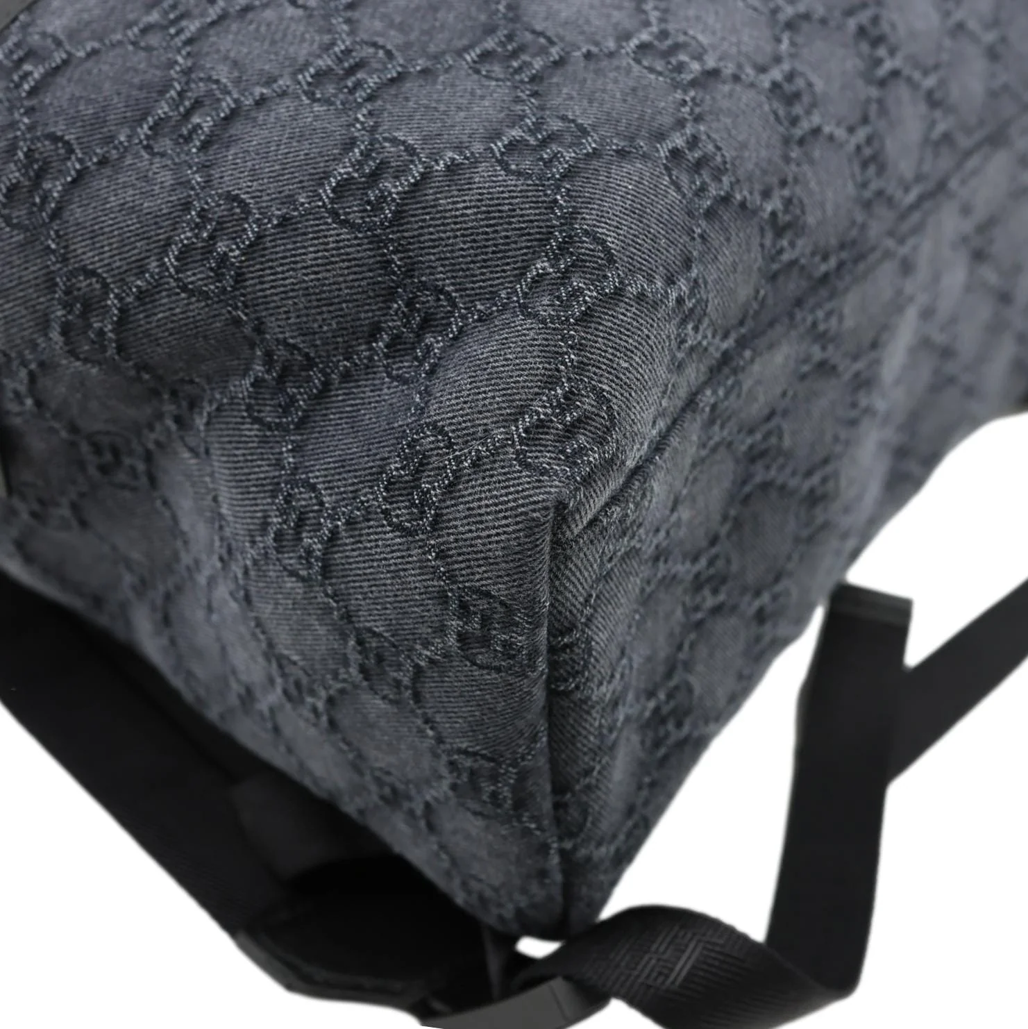 GUCCI Children's GG Denim Backpack Dark Grey 782708 - Image 7