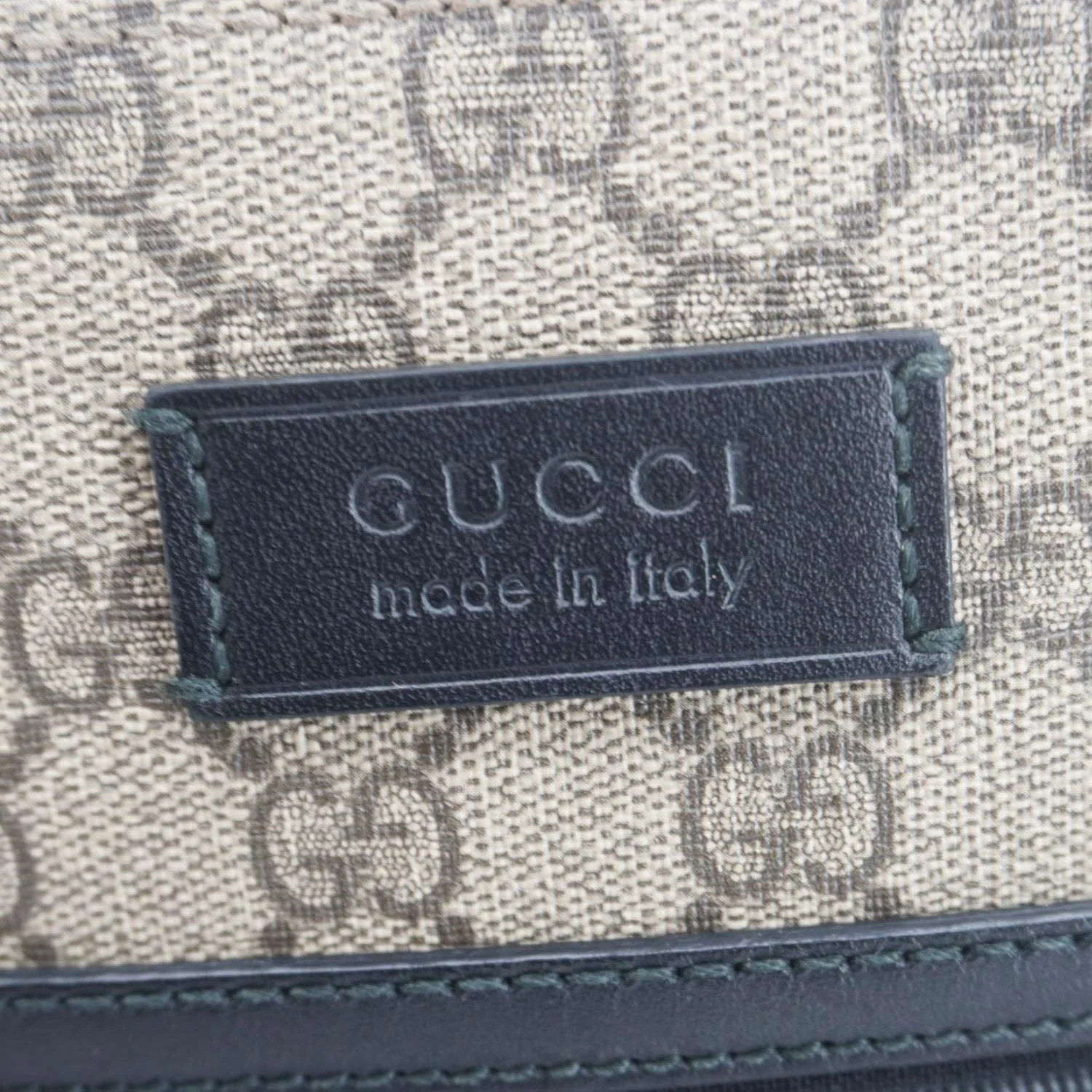 GUCCI Front Zip Medium GG Canvas Messenger Bag Beige 406974 - Image 15