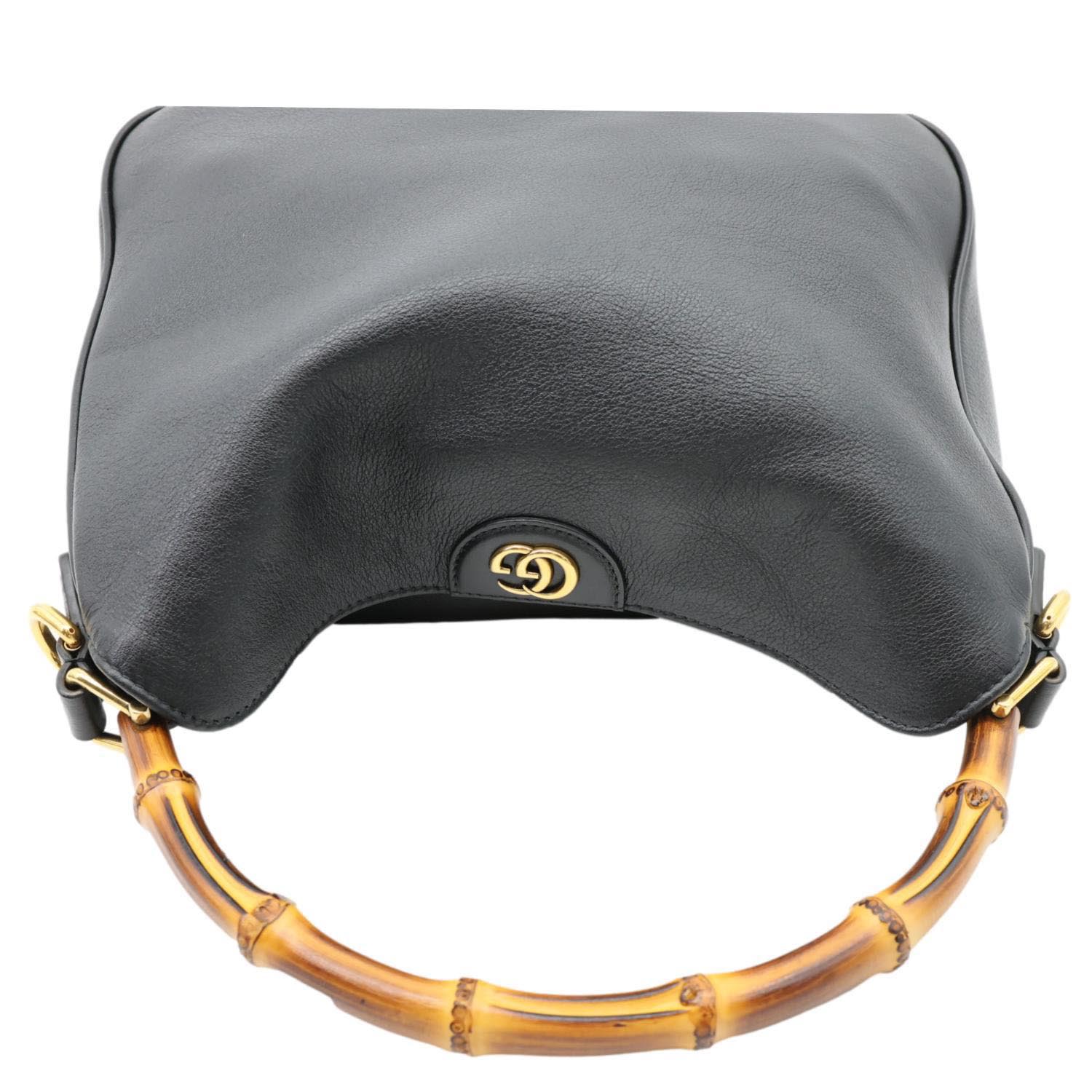 GUCCI Diana Medium Leather Top Handle Shoulder Bag Black 746124 - Image 5