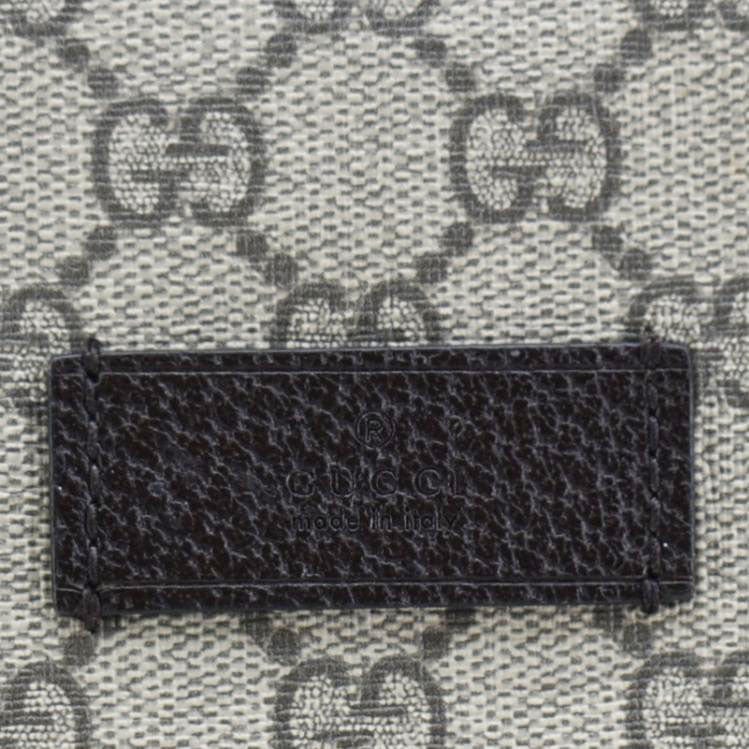 GUCCI Diaper GG Supreme Monogram Canvas Shoulder Bag Beige 123326 - Image 11