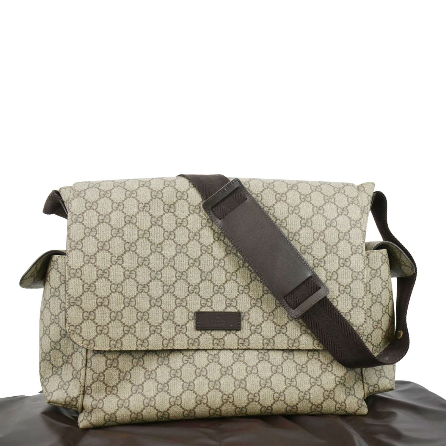 GUCCI Diaper GG Canvas Shoulder Bag Beige 211131 - Image 3