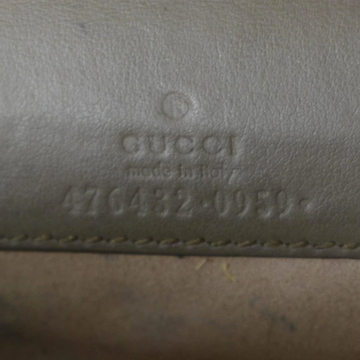 GUCCI Dionysus Super Mini GG Supreme Canvas Crossbody Bag Taupe 476432 - Image 12