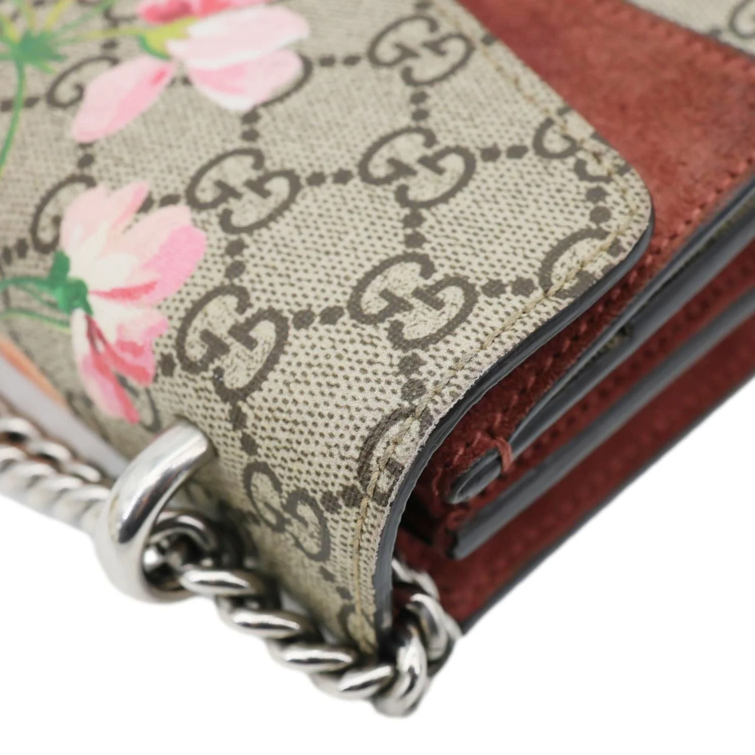 GUCCI Dionysus Small Blooms GG Supreme Canvas Shoulder Bag Beige 400249 - Image 6