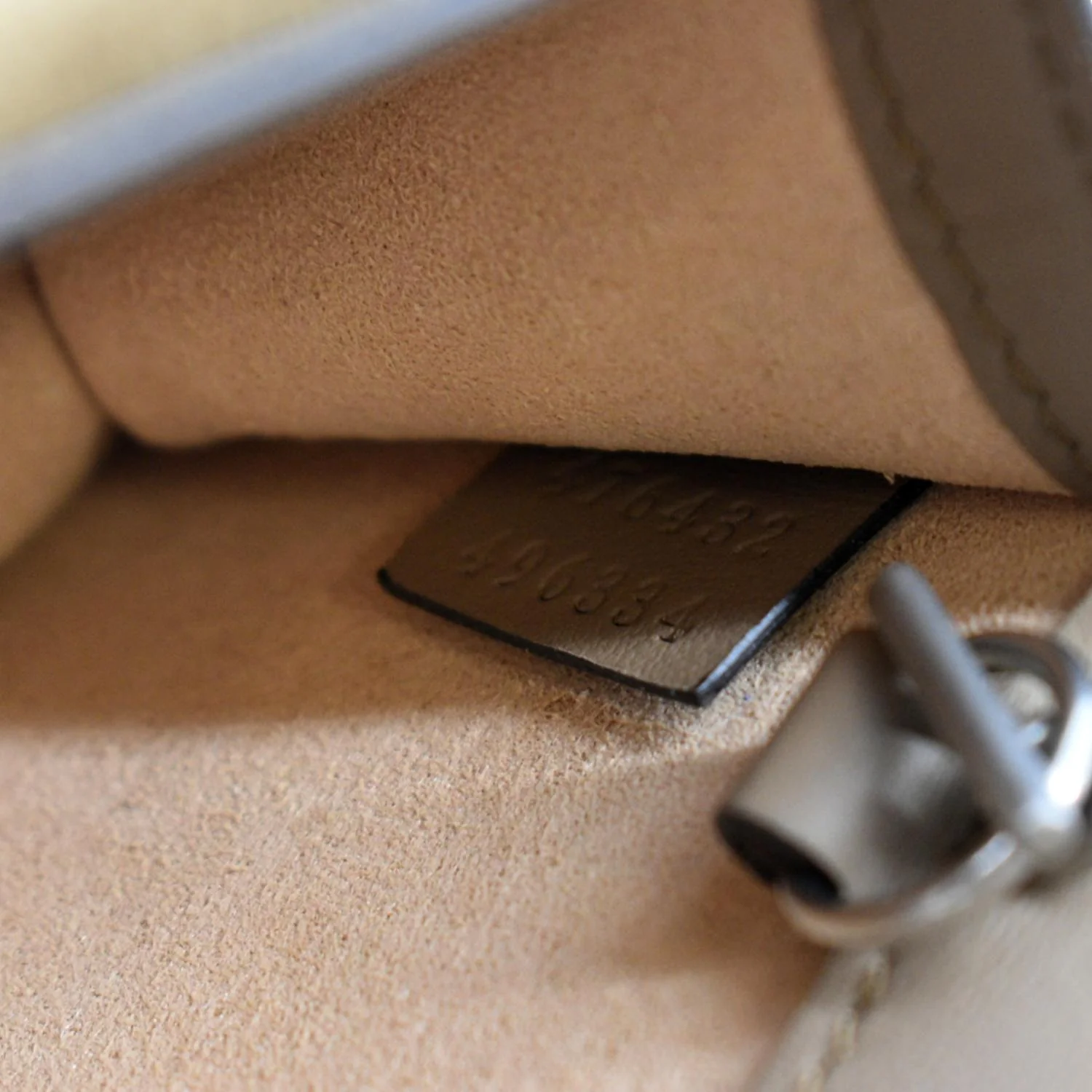 GUCCI Dionysus Super Mini GG Supreme Canvas Crossbody Bag Taupe 476432 - Image 14