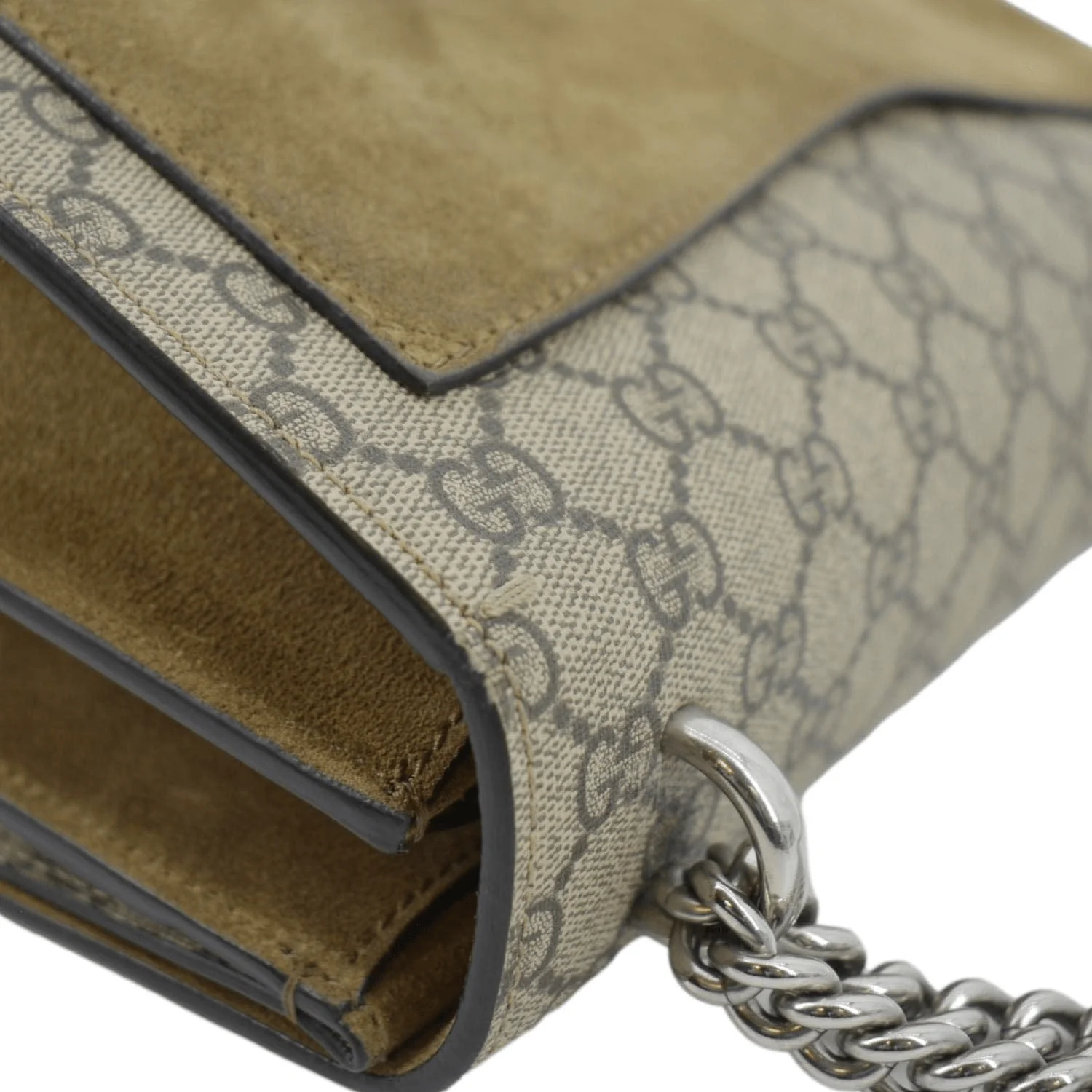 GUCCI Dionysus Medium GG Supreme Monogram Shoulder Bag Beige 403348 - Image 5