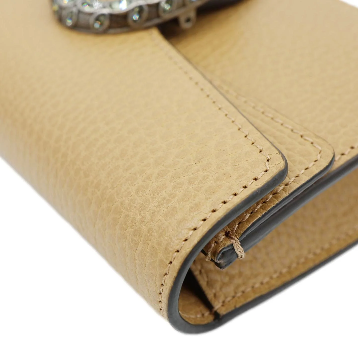 GUCCI Dionysus Mini Leather Crossbody Bag Beige 476432 - Image 7