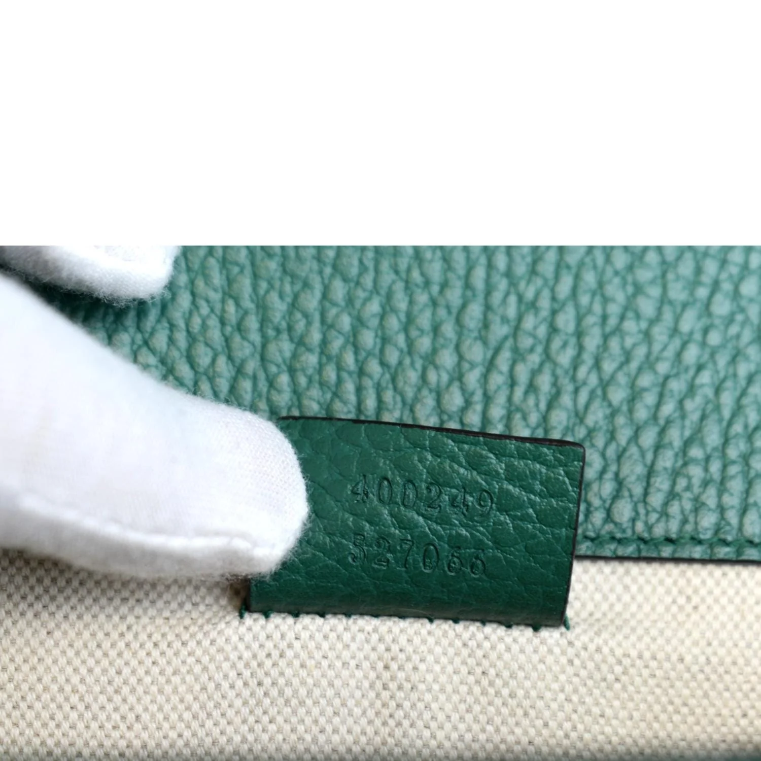 GUCCI Dionysus Small Leather Shoulder Bag Emerald Green 400249 - Image 13