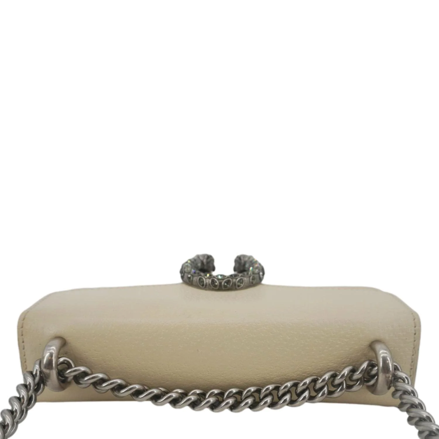 GUCCI Dionysus Mini Leather Crossbody Bag Cream 421970 - Image 6