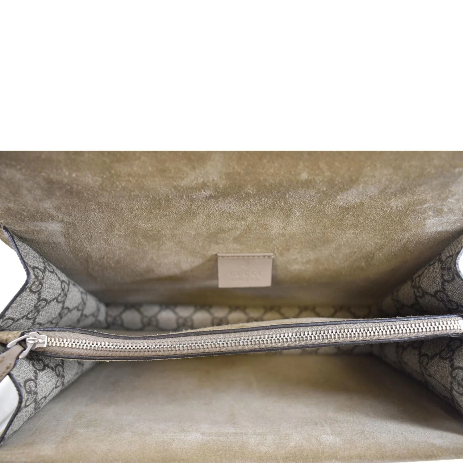 GUCCI Dionysus Small GG Supreme Canvas Shoulder Bag Beige 400249 - Image 11