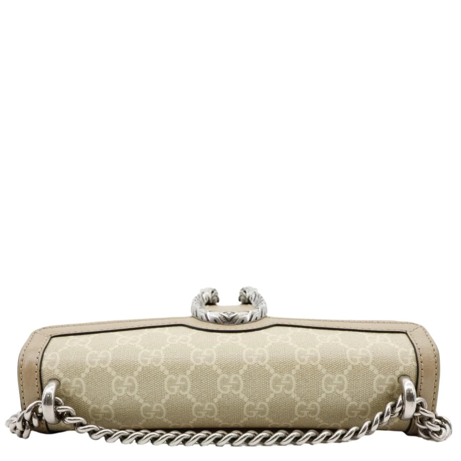 GUCCI Dionysus Small GG Supreme Shoulder Bag Beige 499623 - Image 4