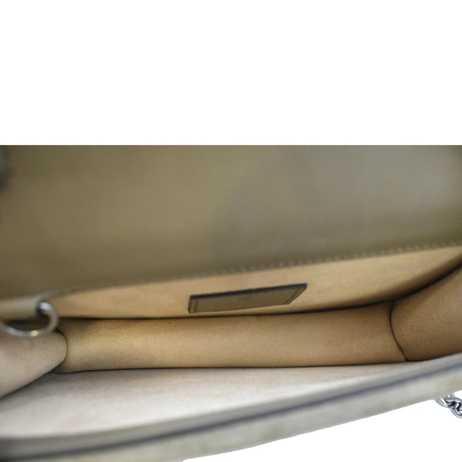 GUCCI Dionysus Super Mini GG Supreme Canvas Crossbody Bag Taupe 476432 - Image 11