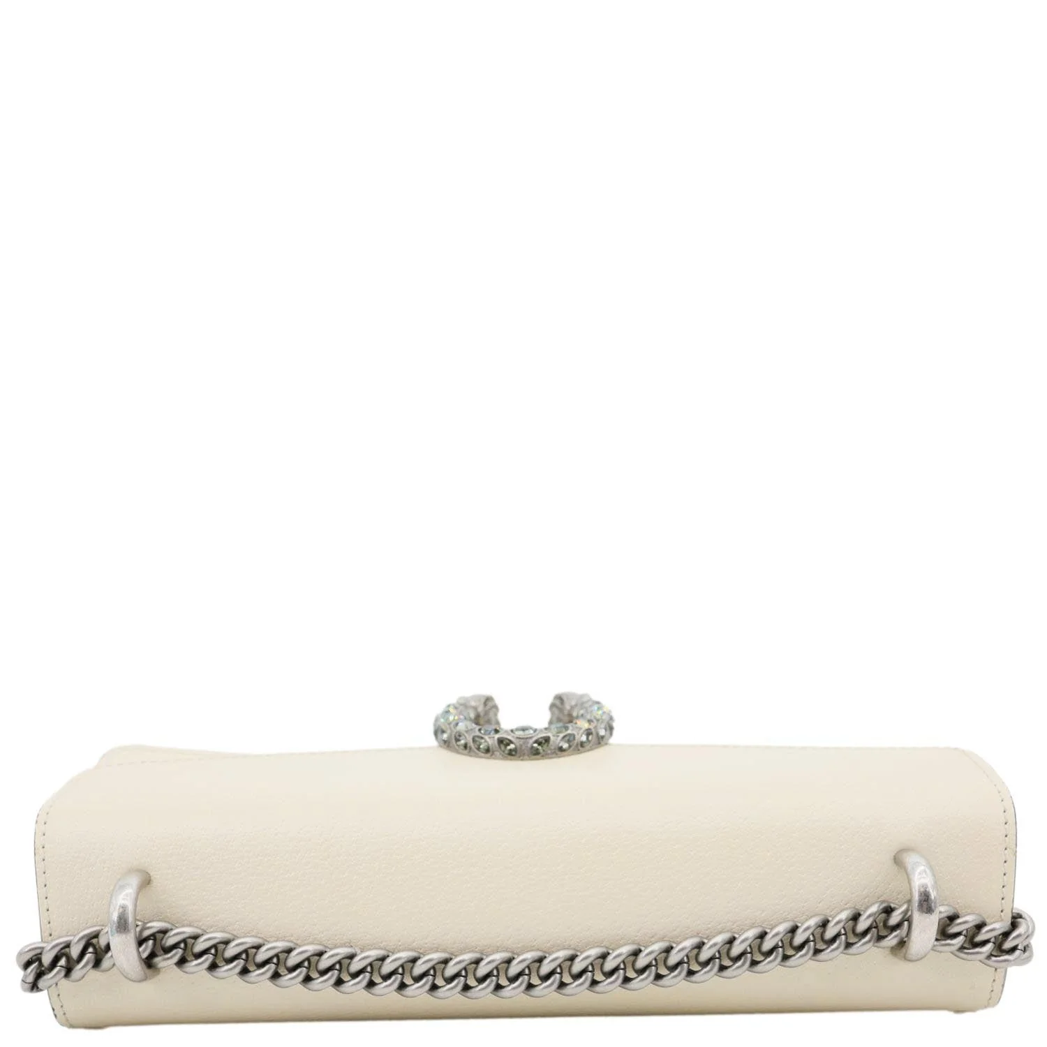 GUCCI Dionysus Small Leather Shoulder Bag Off White 400249 - Image 5