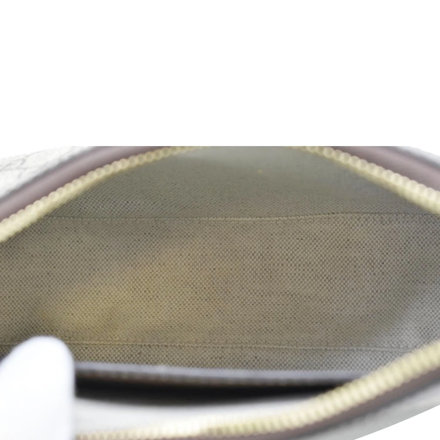 GUCCI Dollar Ophidia Web Small GG Supreme Monogram Canvas New Acero Shoulder Bag Beige 735132 - Image 11
