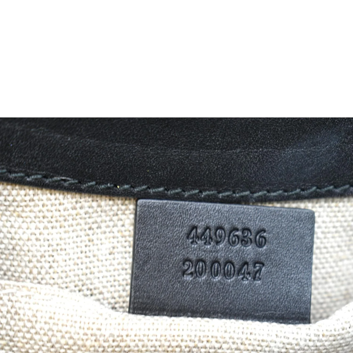 GUCCI Emily Mini Micro GG Leather Shoulder Bag Black 449636 - Image 11
