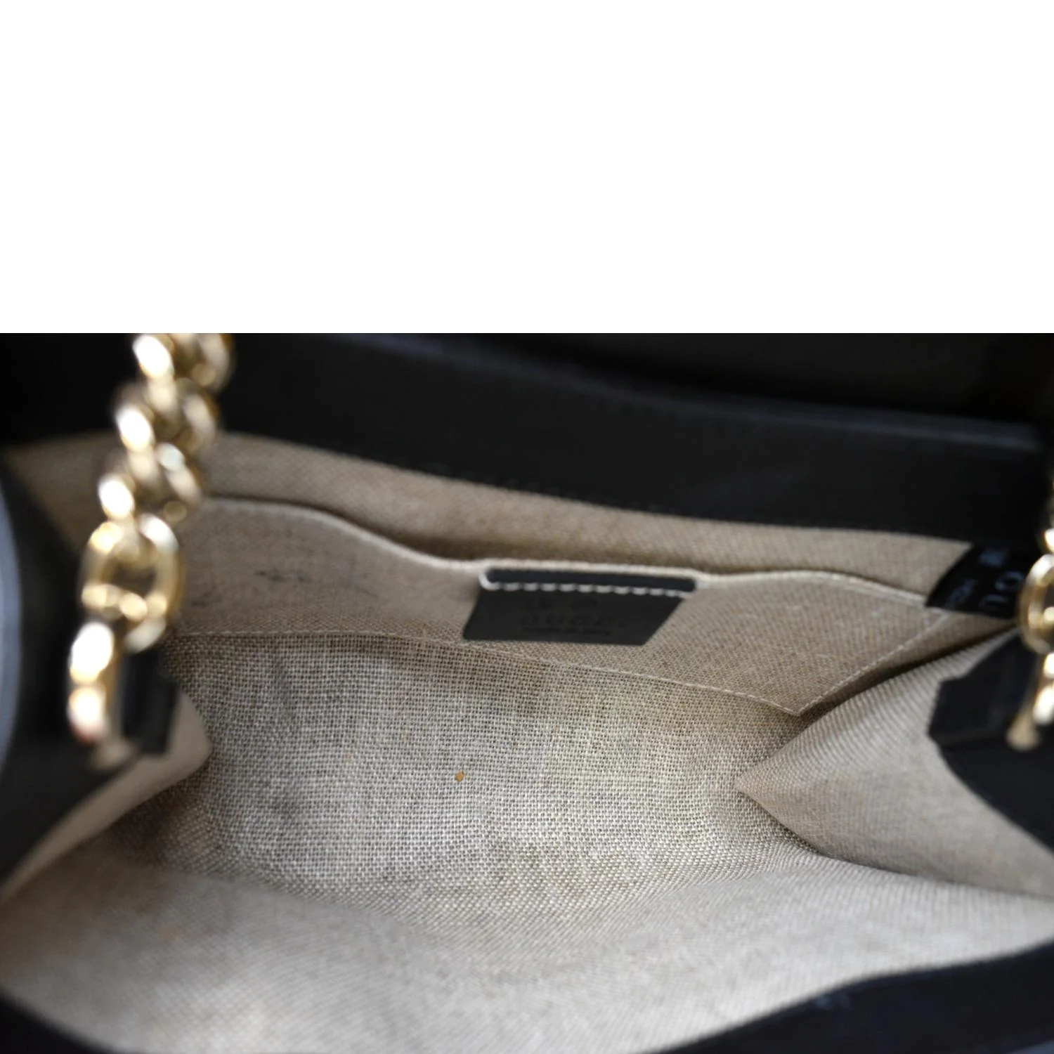 GUCCI Emily Mini Micro GG Leather Shoulder Bag Black 449636 - Image 9