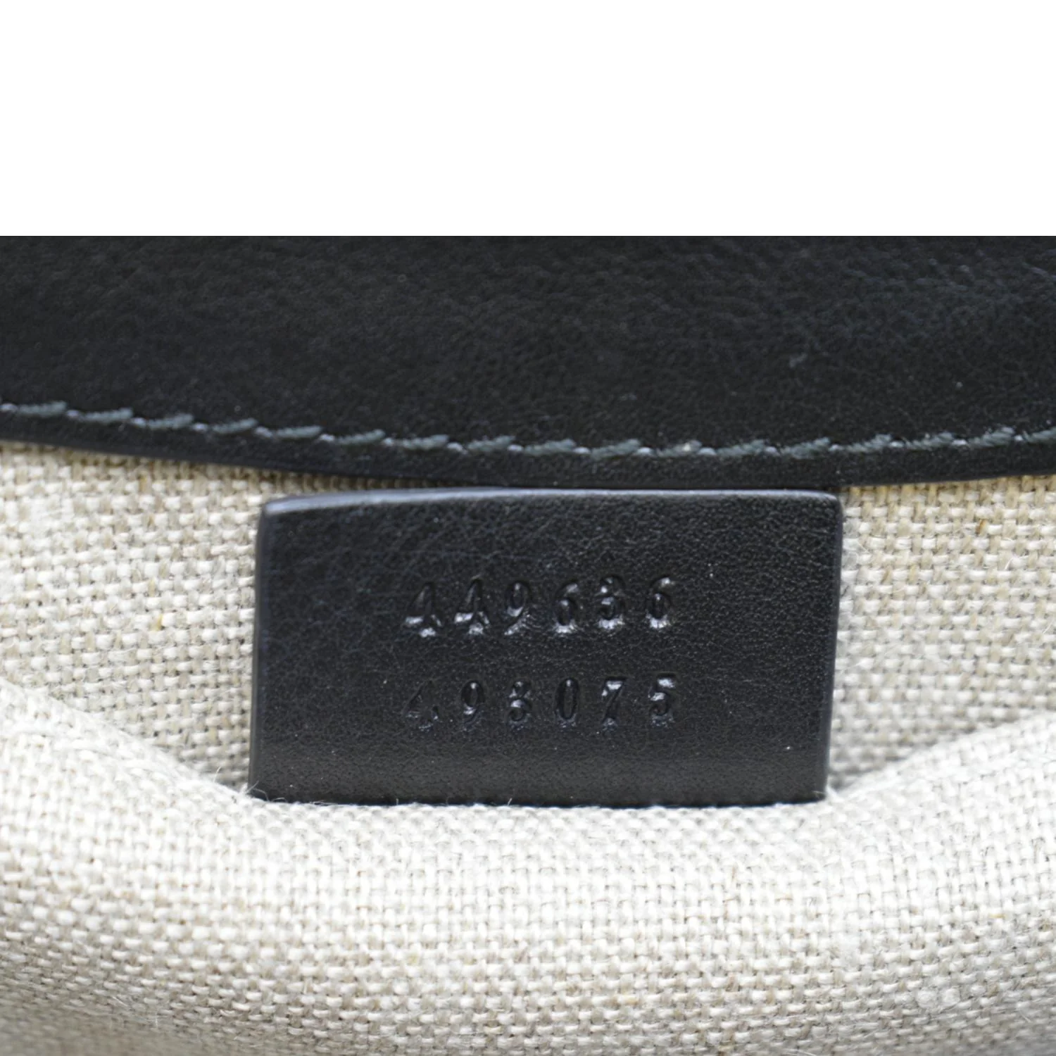 GUCCI Emily Mini Micro GG Leather Shoulder Bag Black 449636 - Image 13
