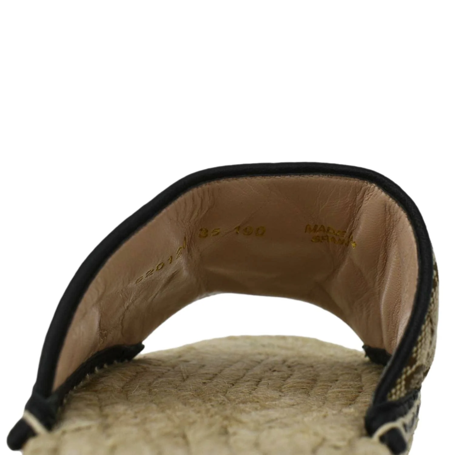 GUCCI Espadrilles GG Canvas Mules Beige 620120 - Image 9