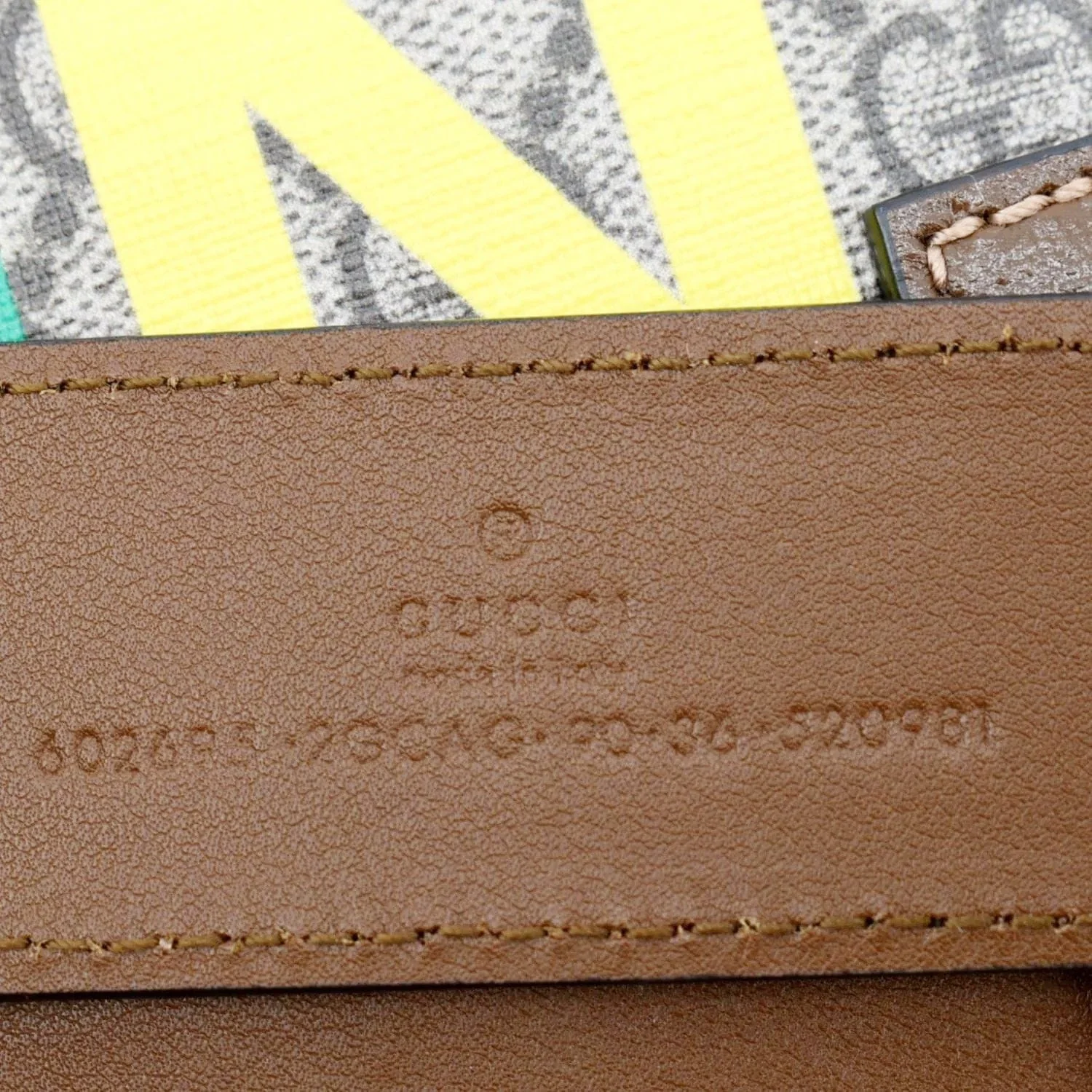 GUCCI Fake/Not GG Supreme Canvas Belt Bag Beige 602695 - Image 17