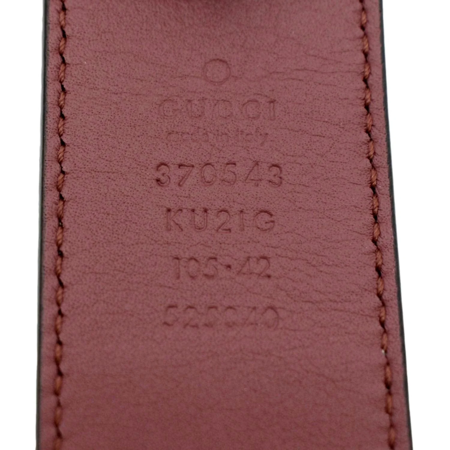GUCCI Floral GG Monogram Canvas Belt Beige 370543 - Image 4