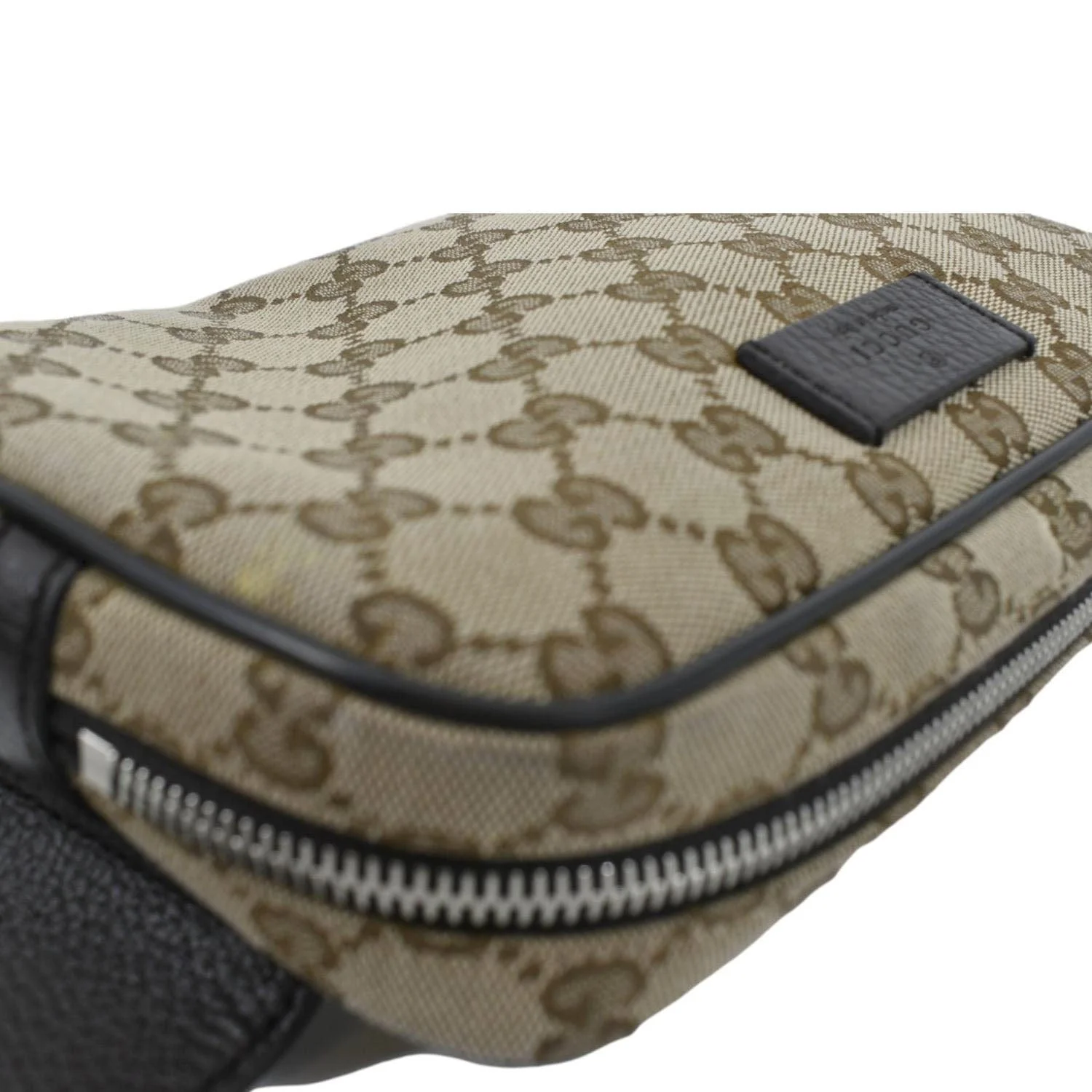 GUCCI GG Monogram Canvas Belt Bag Beige 449174 - Image 7
