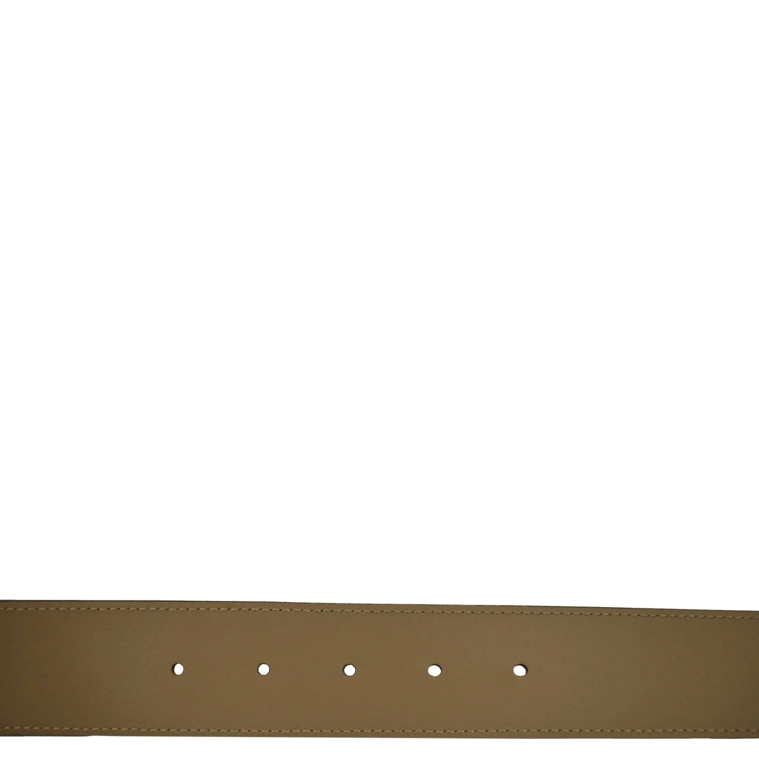 GUCCI Double G Buckle Leather Belt Size 80.32 Tan 400593 - Image 5