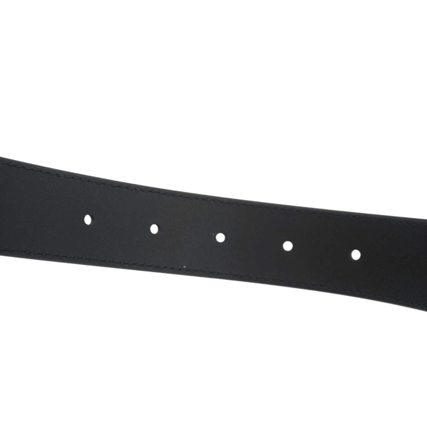 GUCCI GG Buckle Leather Belt Black 414516 Size 70/28 - Image 5