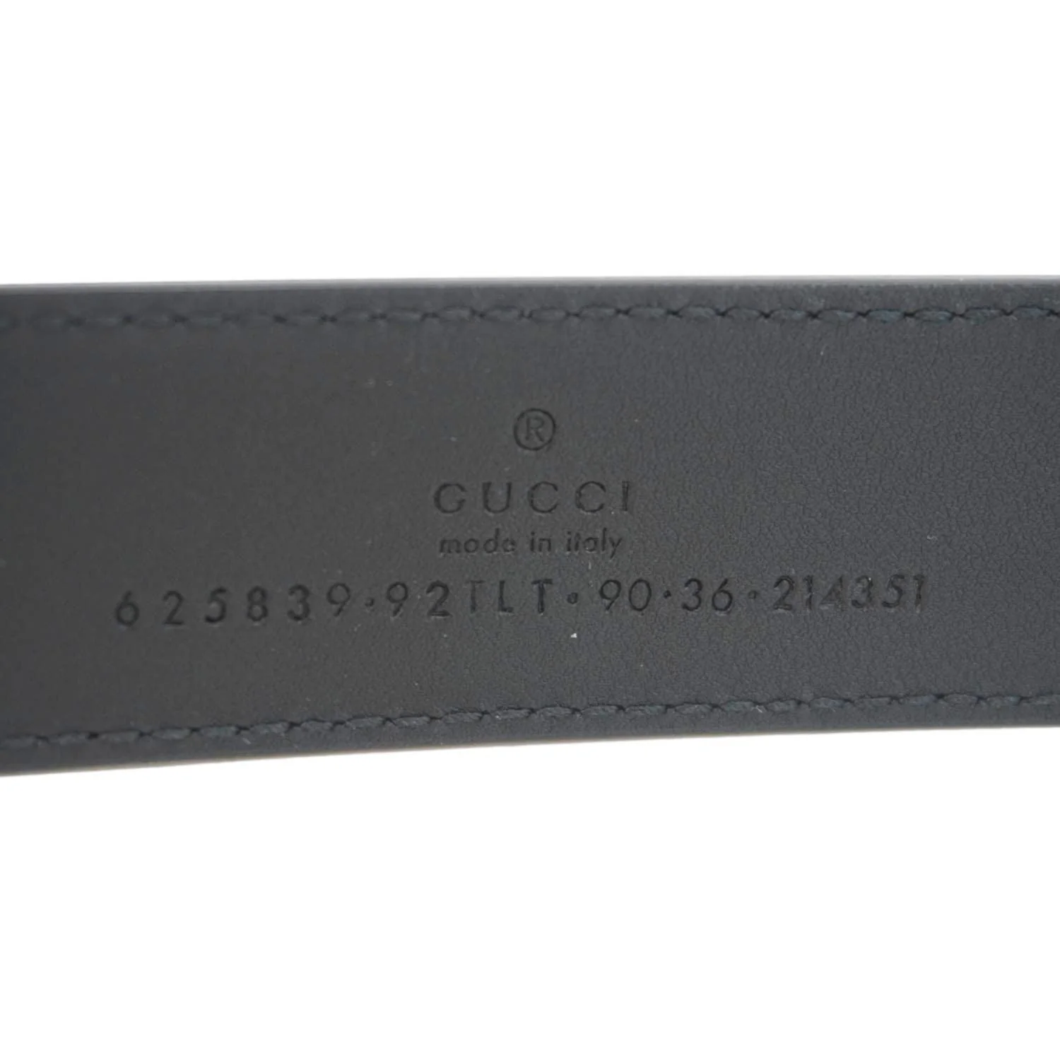 GUCCI Double G Buckle GG Supreme Leather Belt Beige 625839 Size 90.36 - Image 13