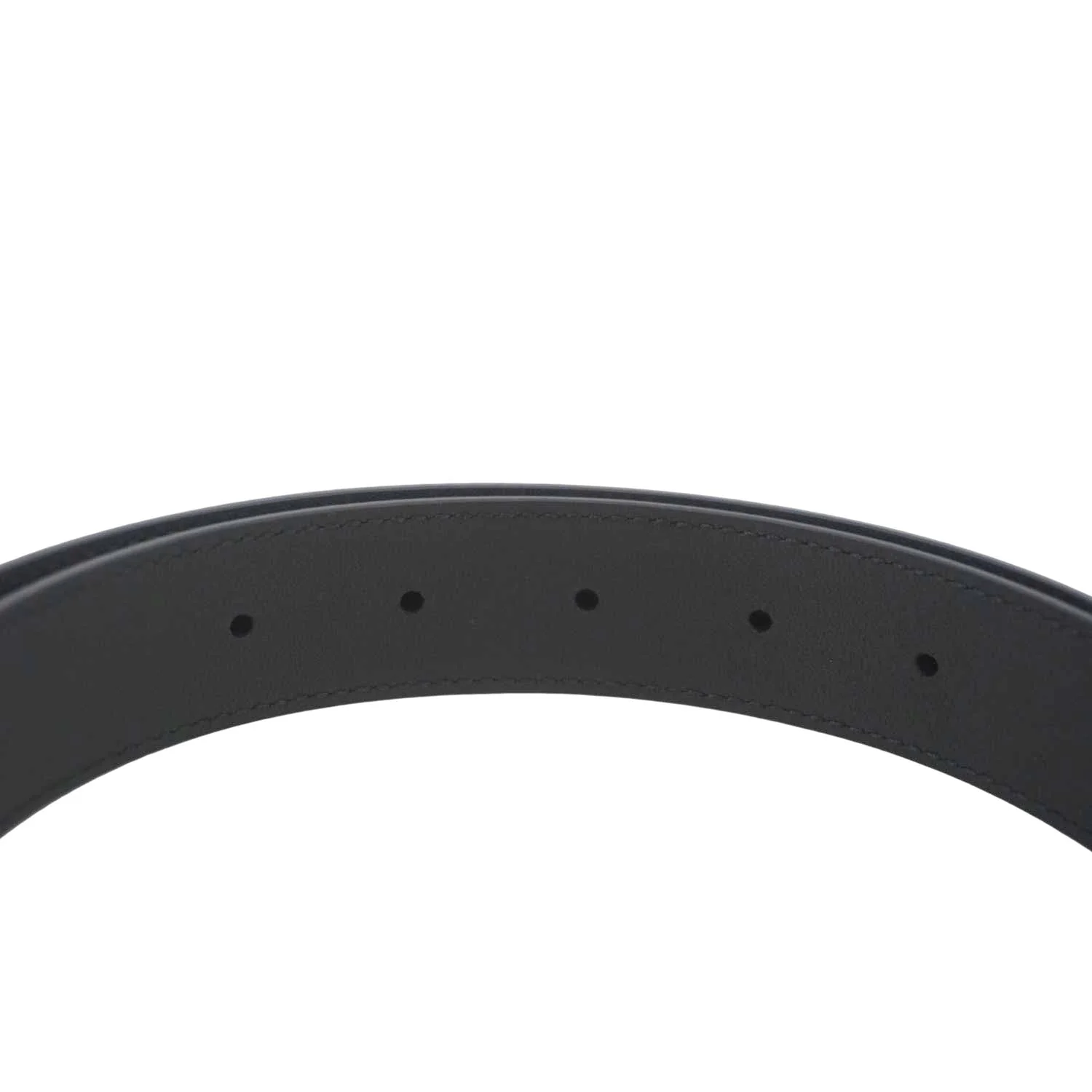 GUCCI GG Buckle Marmont Thin Leather Belt Size 90.36 Black 414516 - Image 7