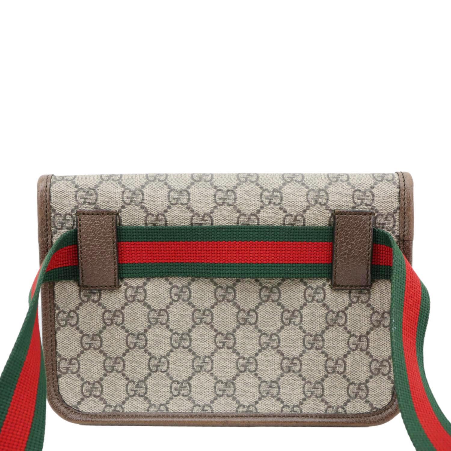 GUCCI Neo Vintage GG Supreme Canvas Waist Bag Beige 493930 - Image 3