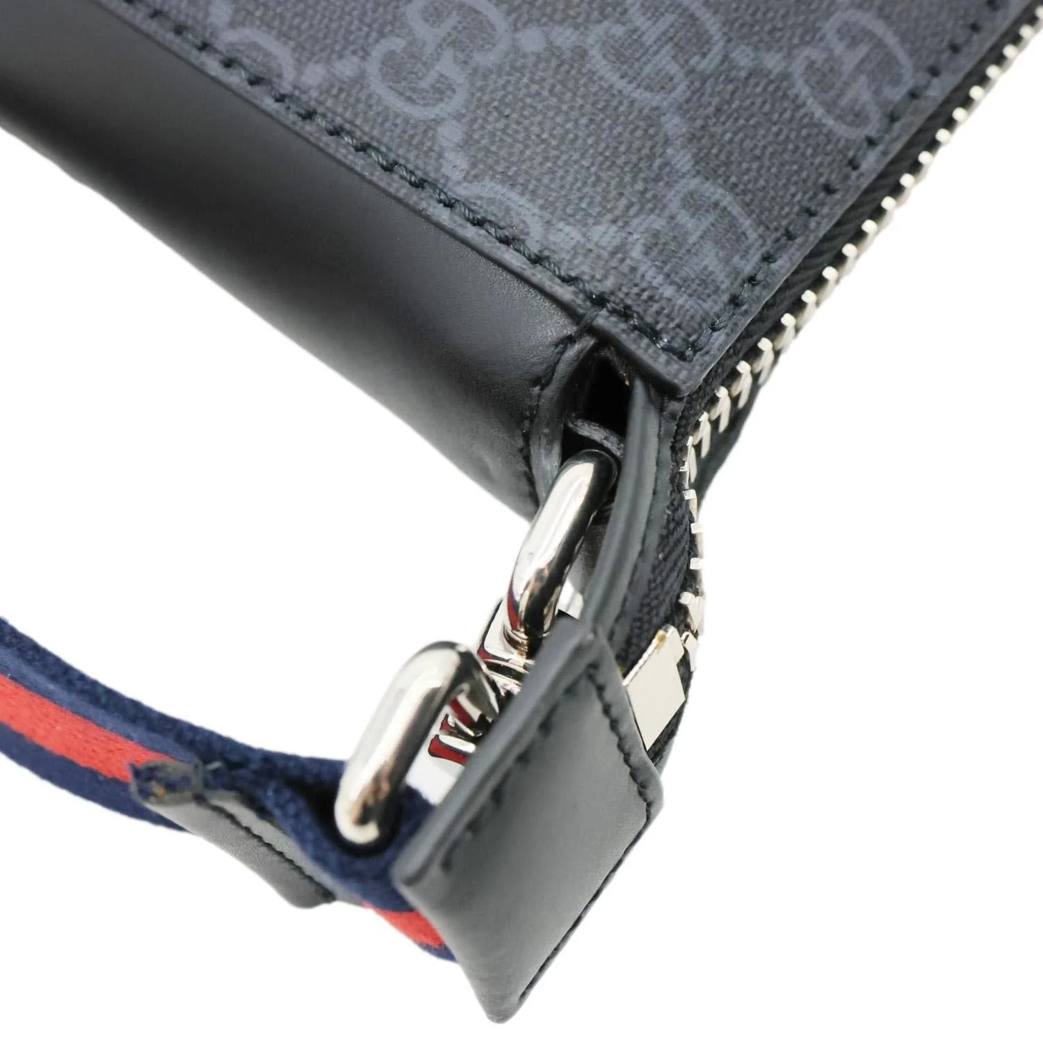GUCCI GG Supreme Canvas Messenger Bag Black 474137 - Image 7