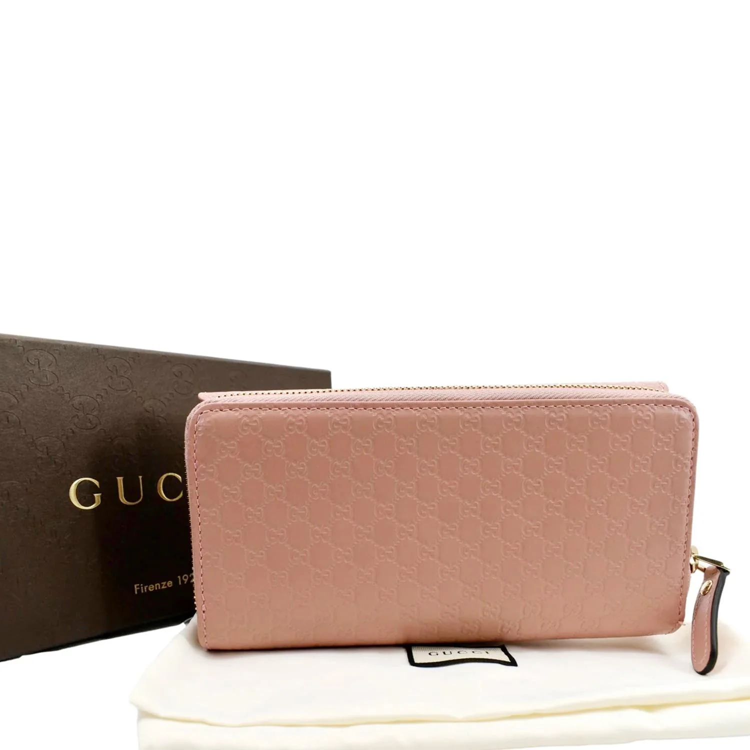 GUCCI Leather Wallet Light Pink 449364 - Image 2