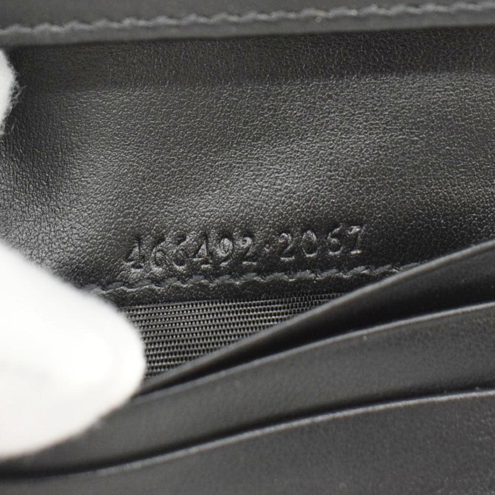 Gucci Marmont GG Matelasse Leather Card Case Wallet Black 466492 - Image 12
