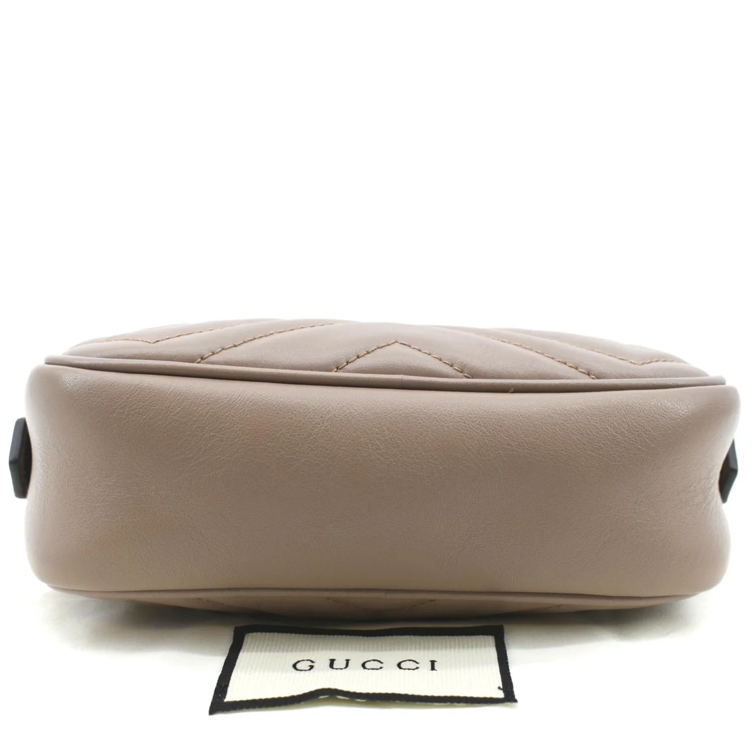 GUCCI GG Marmont Mini Matelasse Leather Crossbody Bag Dusty Pink 448065 - Image 6