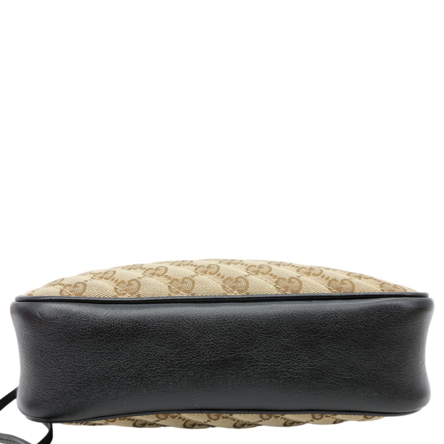 GUCCI Marmont Small Monogram Canvas Crossbody Camera Bag Beige 447632 - Image 11